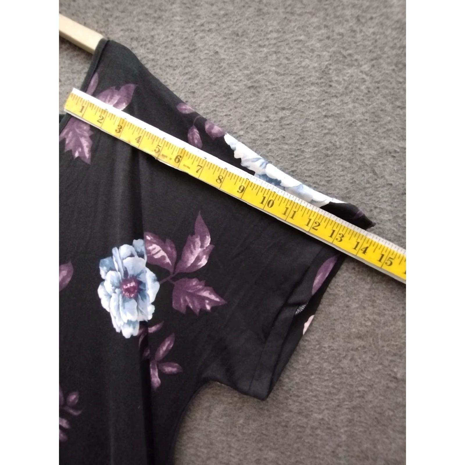 Vintage Nemidor Women's Casual Loose Pocket Long Dress Short Sleeve V-Neck Size 22 Size 40" / US 18 - 5 Thumbnail