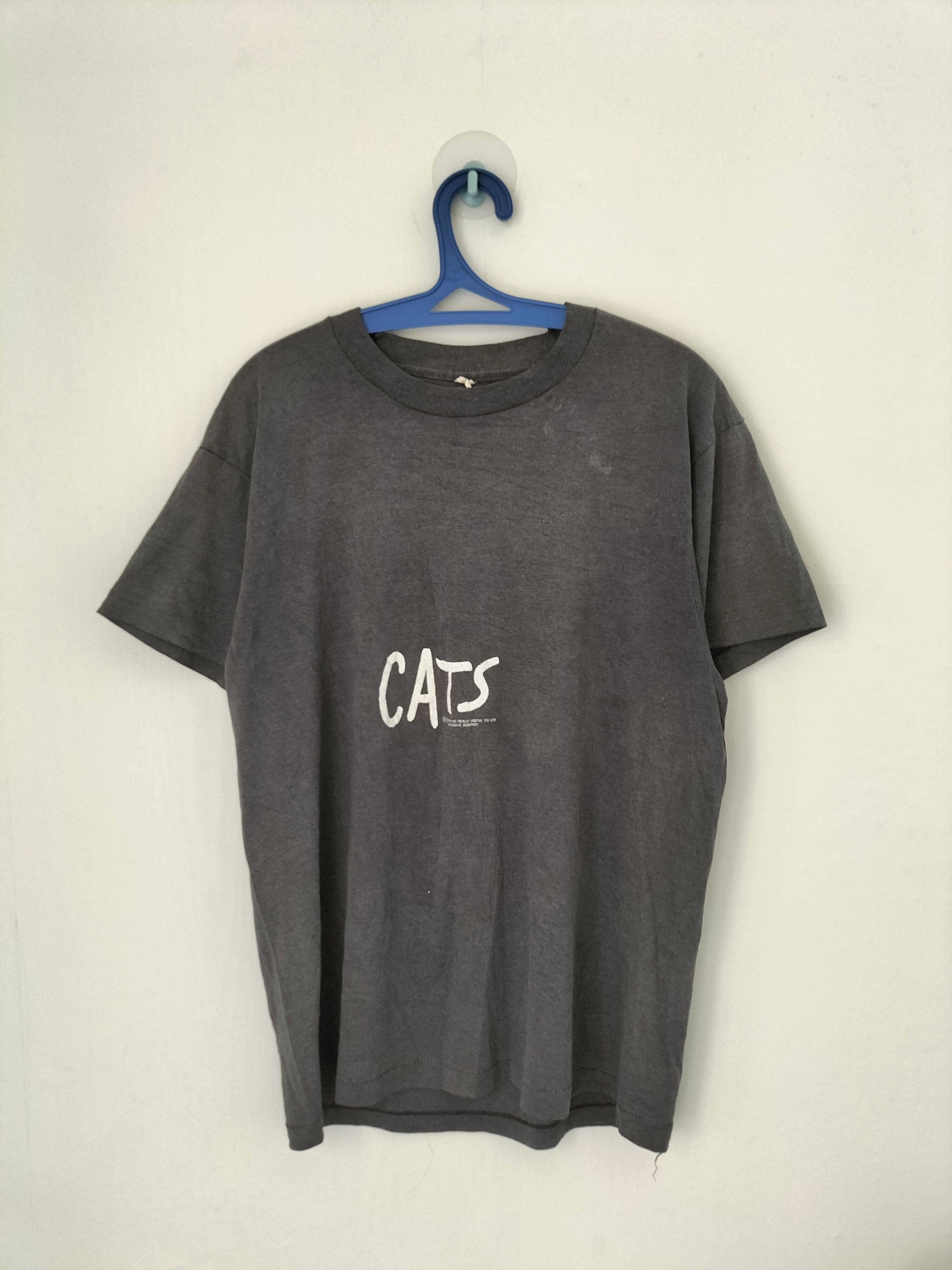 Vintage Vintage 80s Cats Movie Tee Size US M / EU 48-50 / 2 - 3 Thumbnail