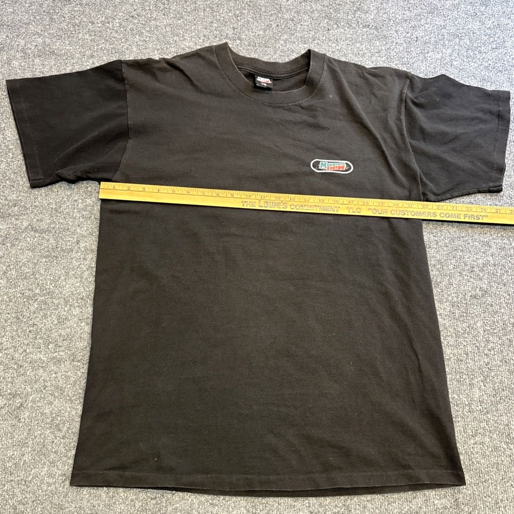 Vintage VINTAGE Mountain Dew Shirt T-Shirt 90s Do the Dew Short Sleeve Black XL Unisex Adults Mens Womens Size US XL / EU 56 / 4 - 4 Thumbnail