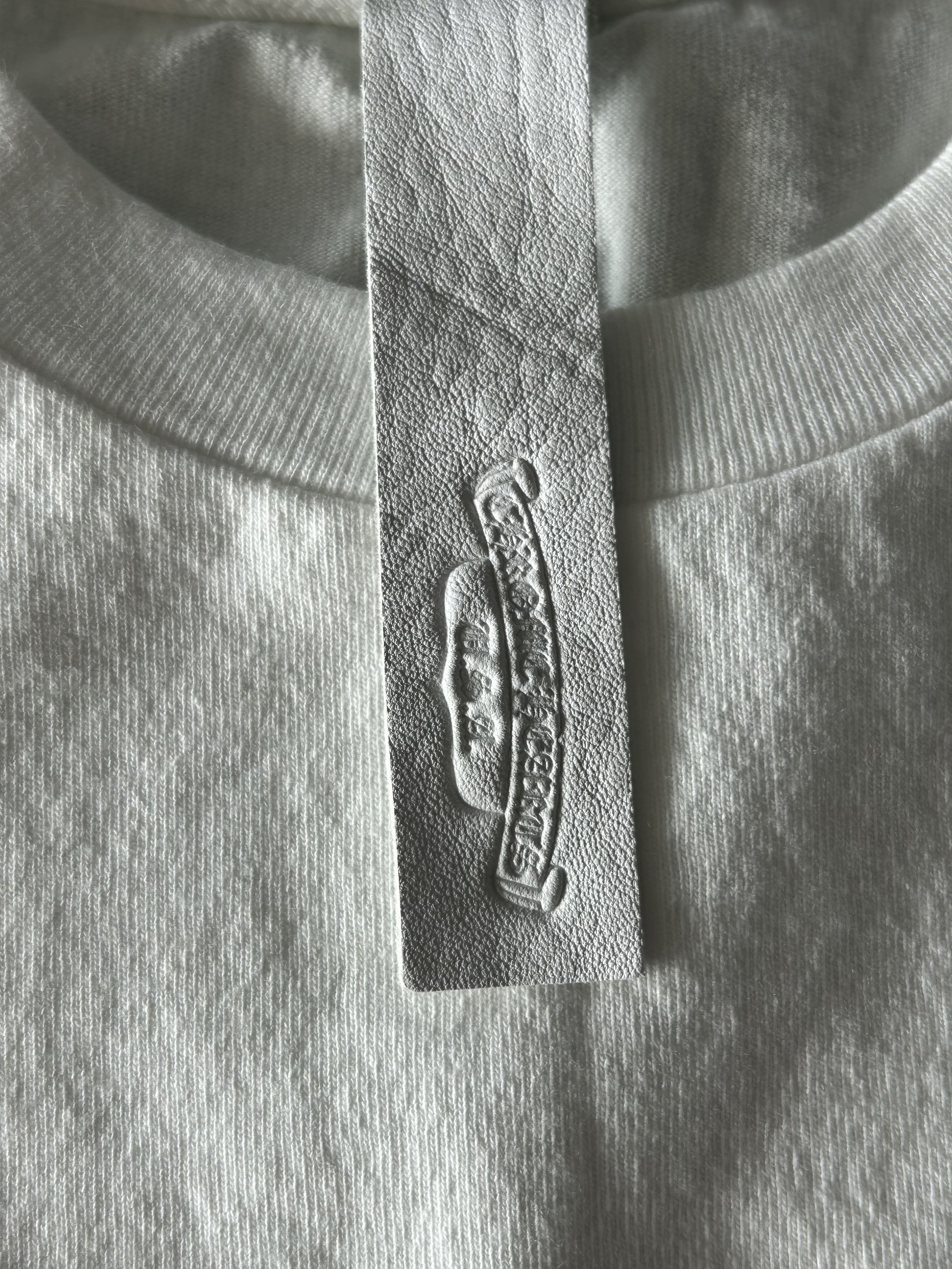 Chrome Hearts White & Black Embroidered Eyechart Logo Cropped T-Shirt Size US XS / EU 42 / 0 - 3 Thumbnail