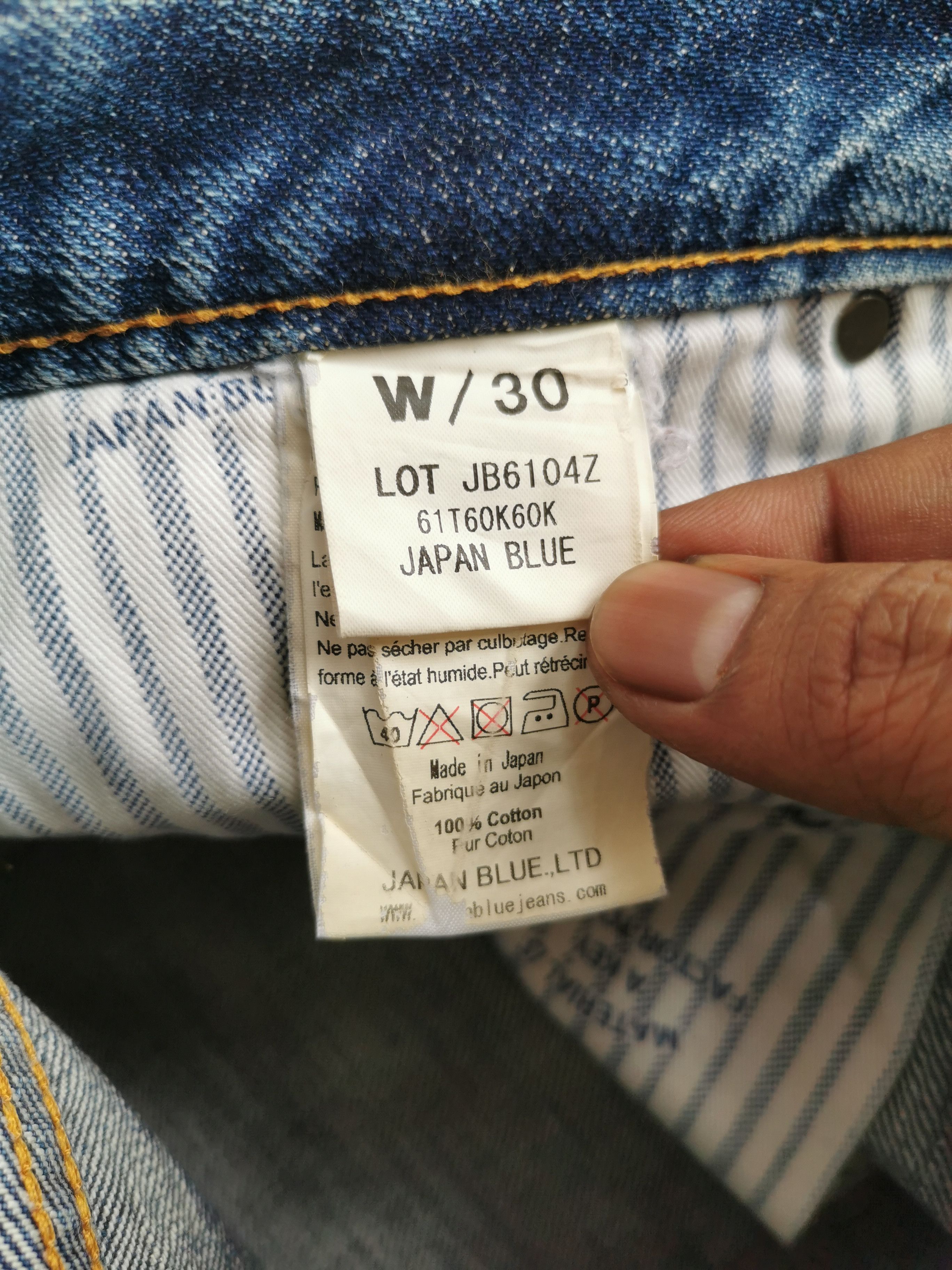 Japan Blue japan blue selvedge jeans Size US 30 / EU 46 - 3 Thumbnail