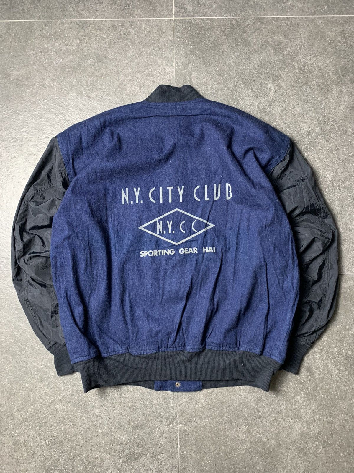 Issey Miyake 1980s Hai Sporting Gear Issey Miyake N.Y City Club Bomber Size US M / EU 48-50 / 2 - 8 Thumbnail