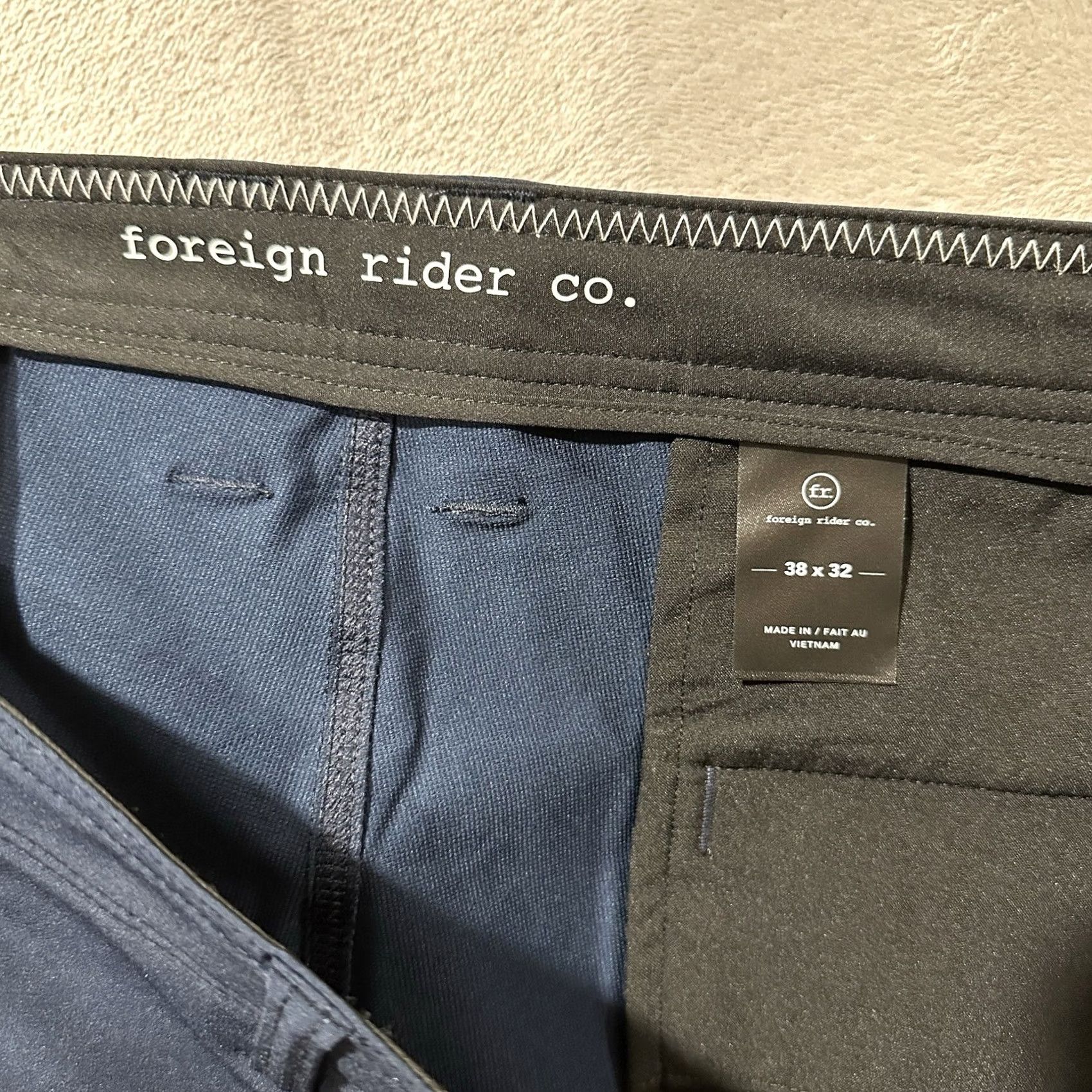 CO Foreign Rider Co Daily Performance Pants Mens Size 38 Dark Blue Straight Pockets NWT Size US 38 / EU 54 - 3 Thumbnail