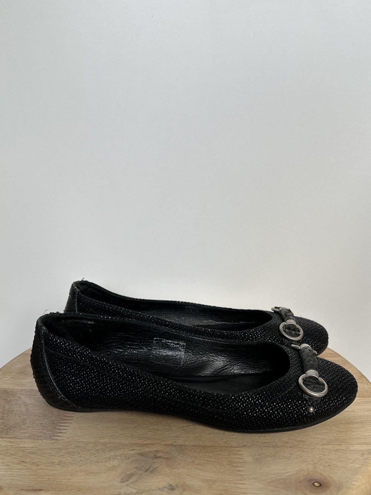 Dior Dior leather cloth ballet flats Size US 6 / IT 36 - 4 Thumbnail