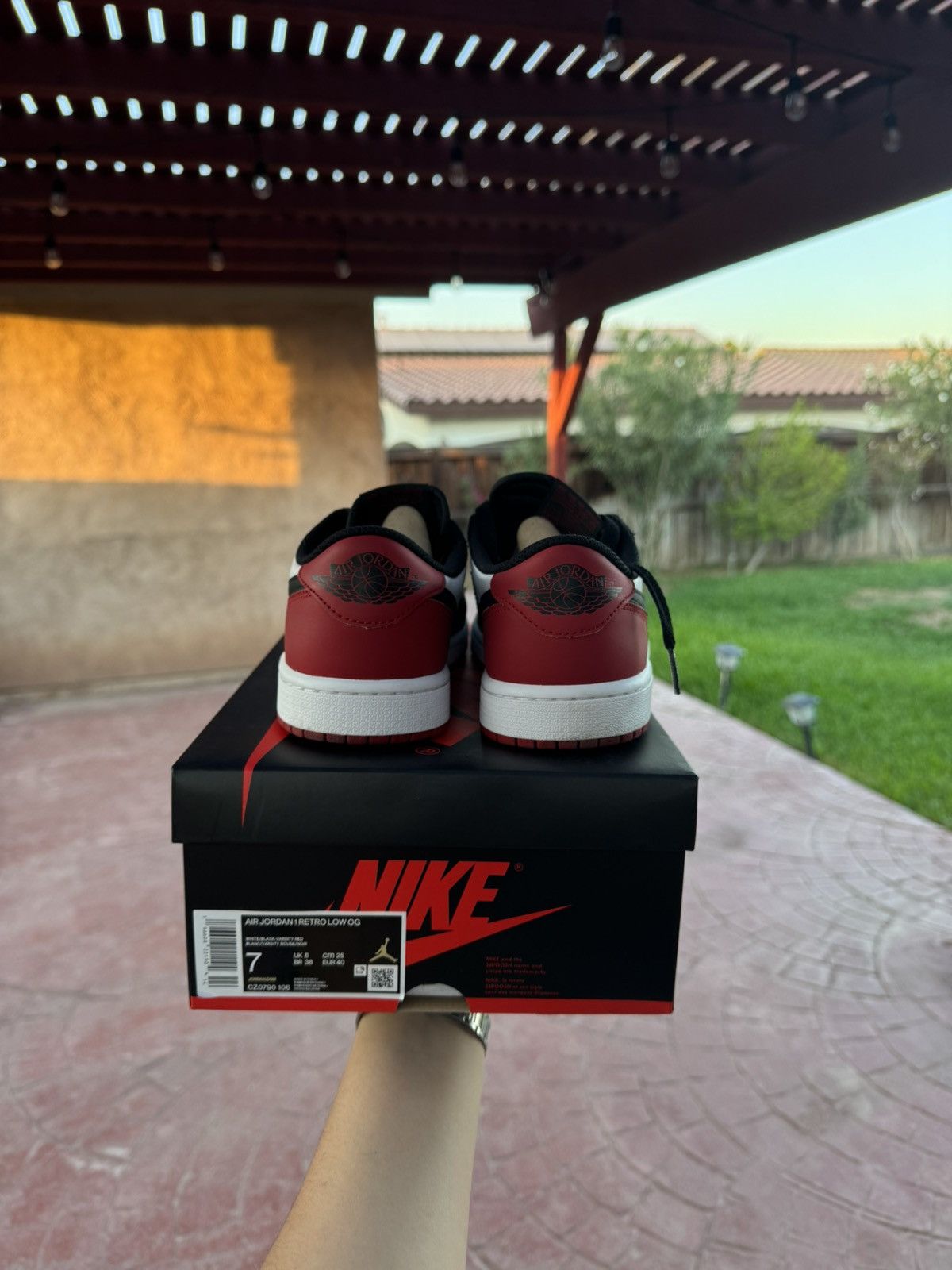 Nike × Vintage Jordan 1 Retro Low OG Size US 7 / EU 40 - 3 Thumbnail