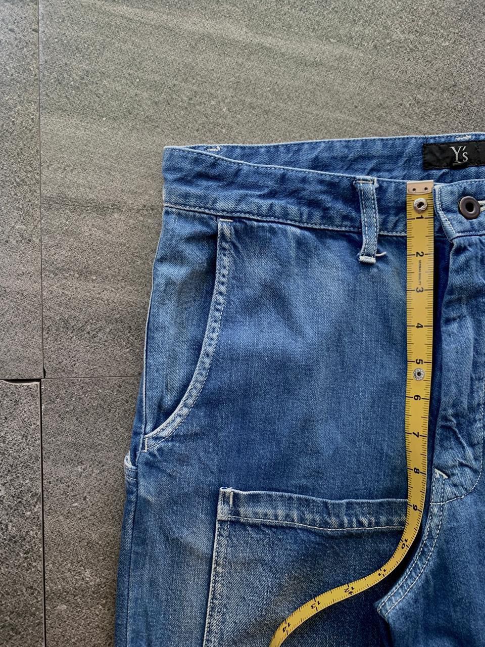 Yohji Yamamoto FREE TAX! Ys Cropped Front Pocket Denim Jeans Size US 31 - 13 Thumbnail
