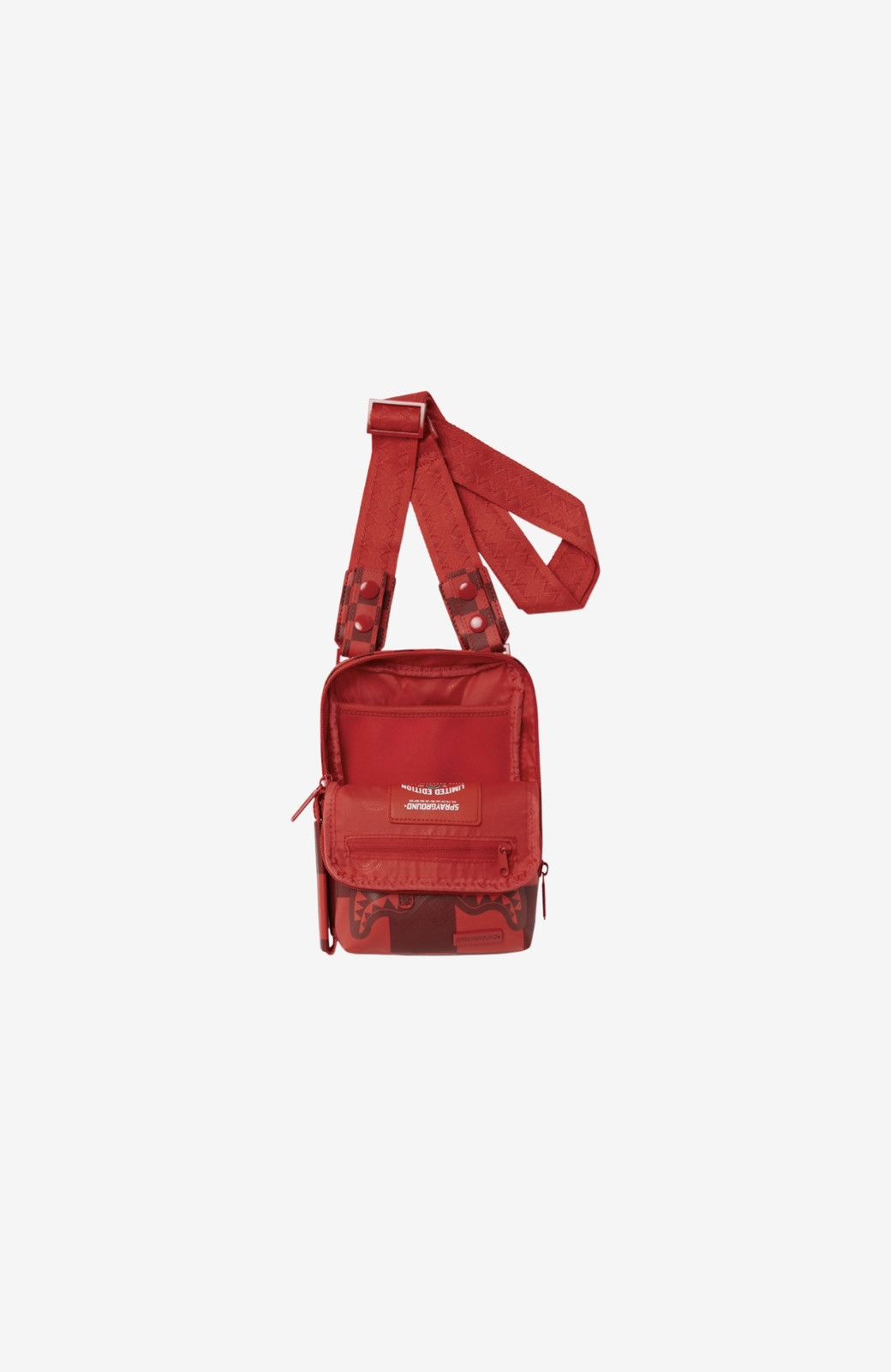 Sprayground Xtc Sling Bag in Red, Men's
