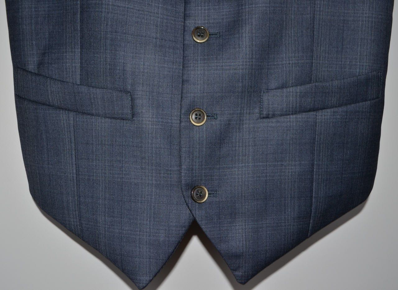 Hackett Hackett London 3-Piece Suit Jacket Vest Pants Loro Piana XS Size 34R - 11 Thumbnail