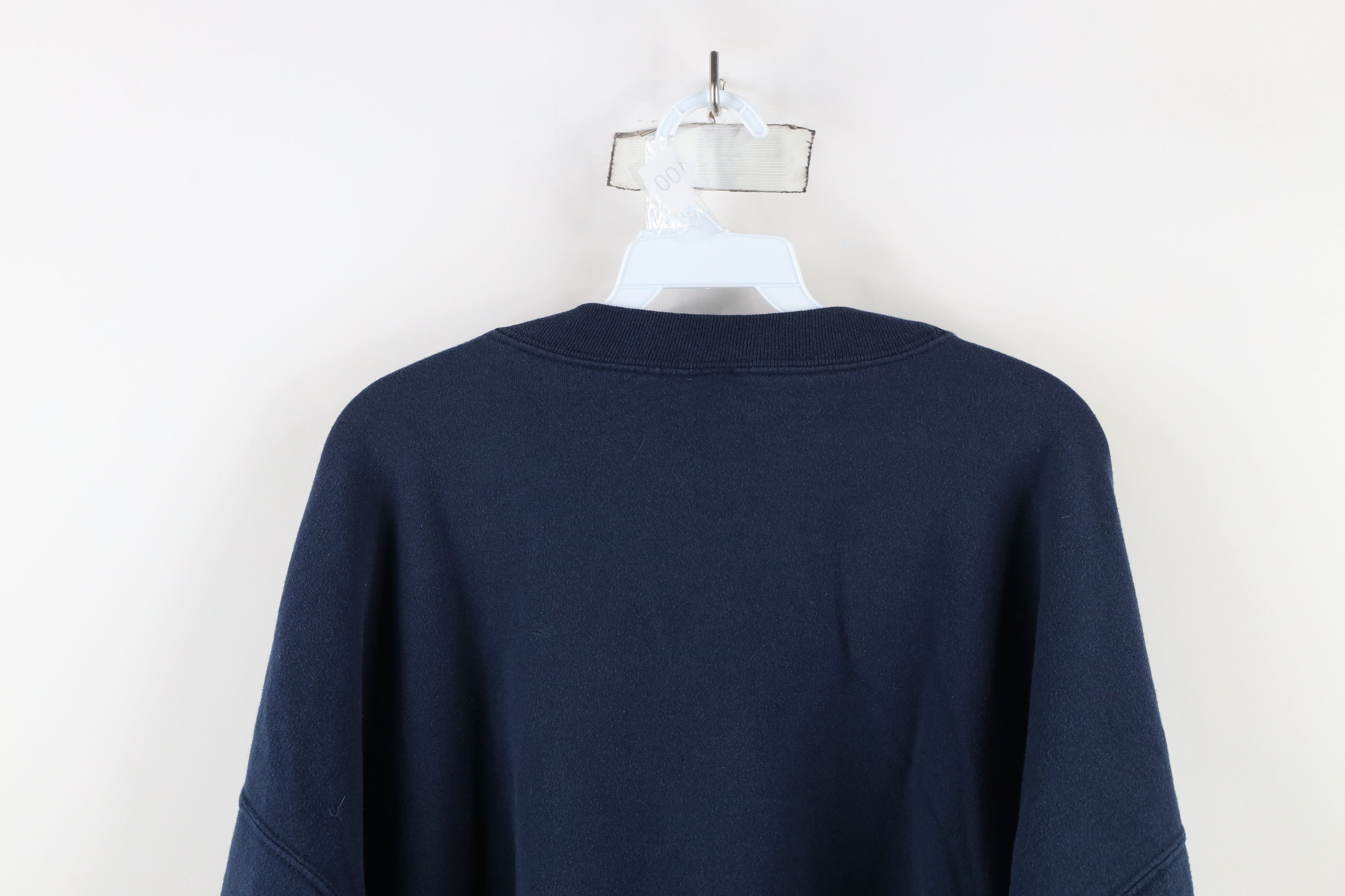 Vintage Vintage 90s Spell Out Bruce Beach California Sweatshirt Blue Size US XXL / EU 58 / 5 - 10 Thumbnail