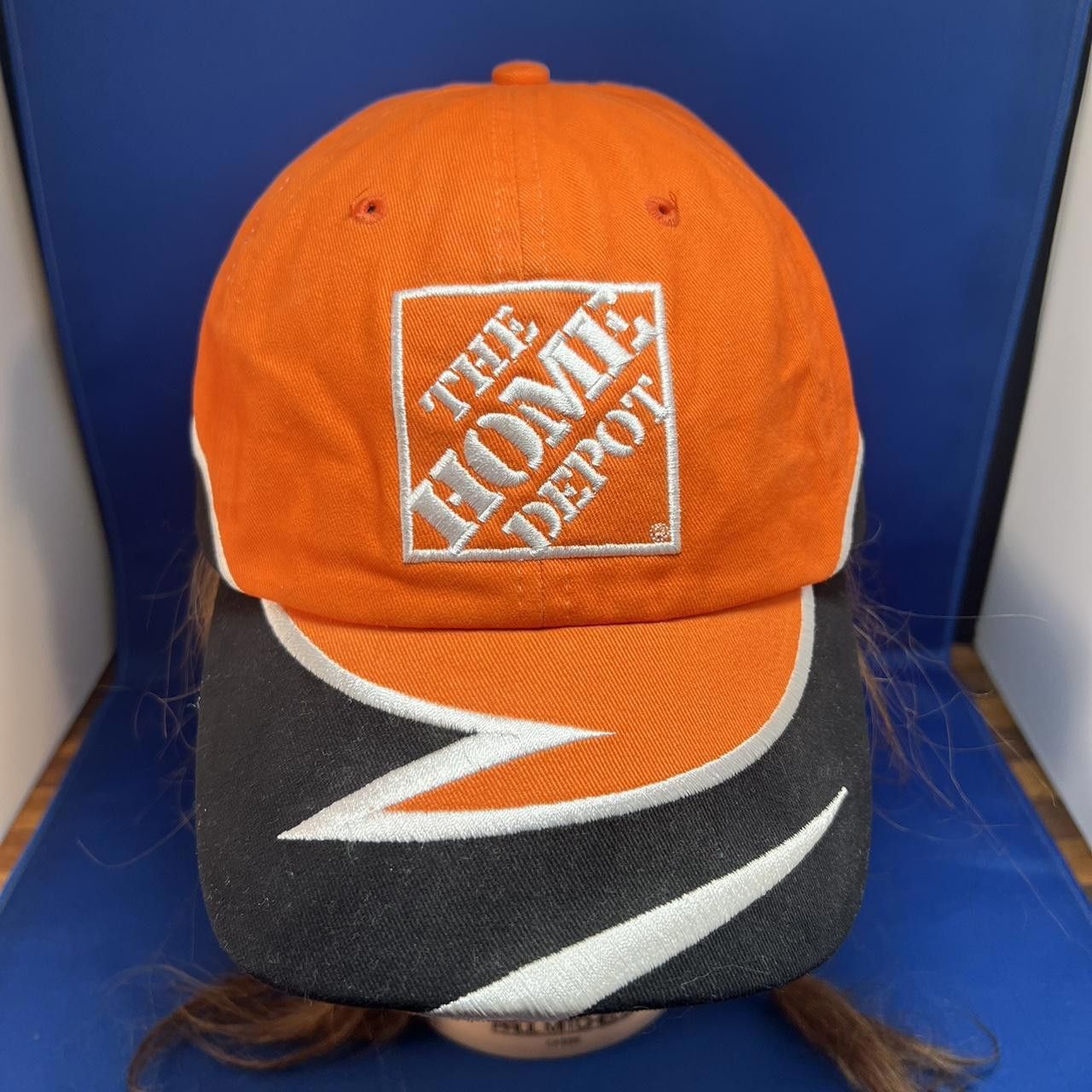 Designer The Home Depot Orange Cap with Gray Accents - NASCAR Racing Size ONE SIZE - 2 Thumbnail
