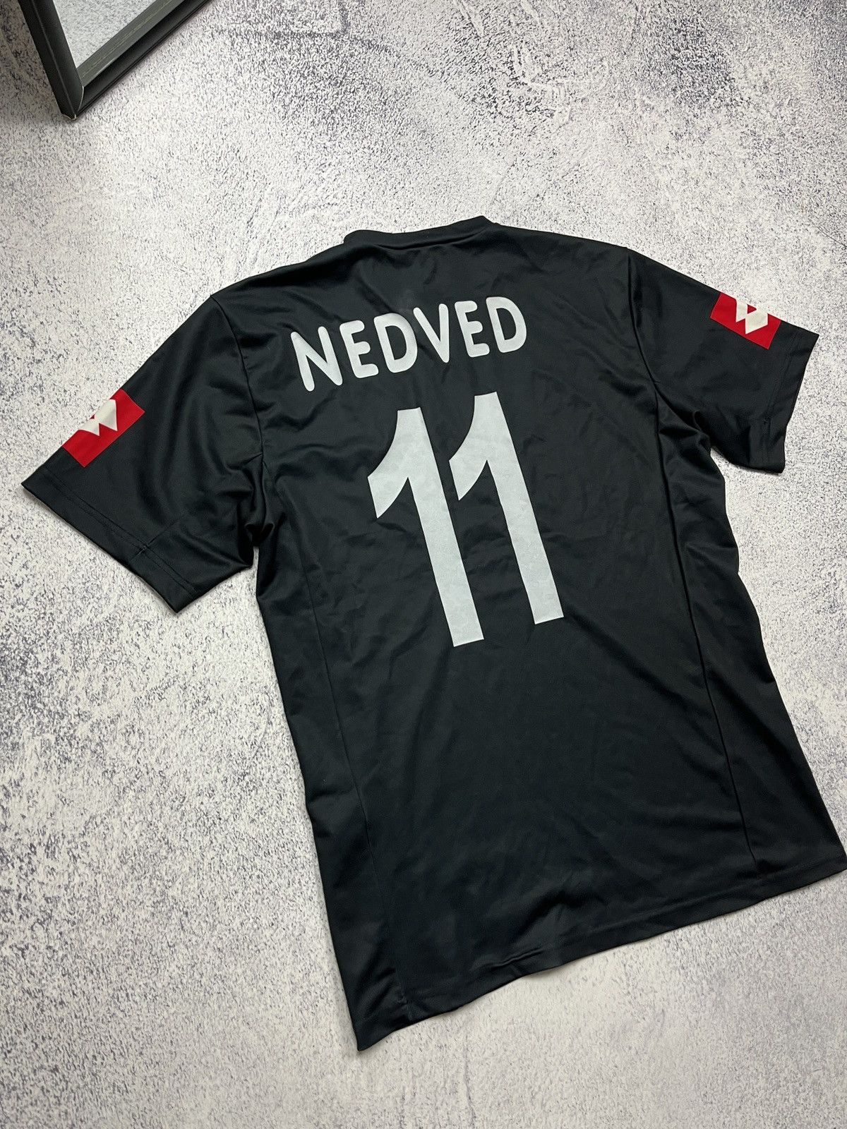Lotto Sport Vintage Juventus 2001/02 Away Soccer Jersey Nedved #11 Rare Size US S / EU 44-46 / 1 - 15 Thumbnail