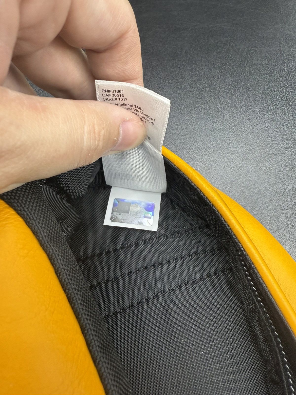 Supreme Supreme The North Face Yellow Leather Fanny Roo Lumber Pack Size ONE SIZE - 11 Thumbnail