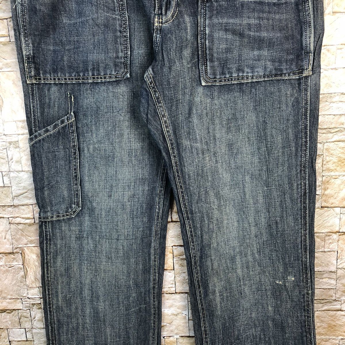 Gap Gap vintage faded denim Blue Jeans #A326 Size US 35 - 6 Thumbnail