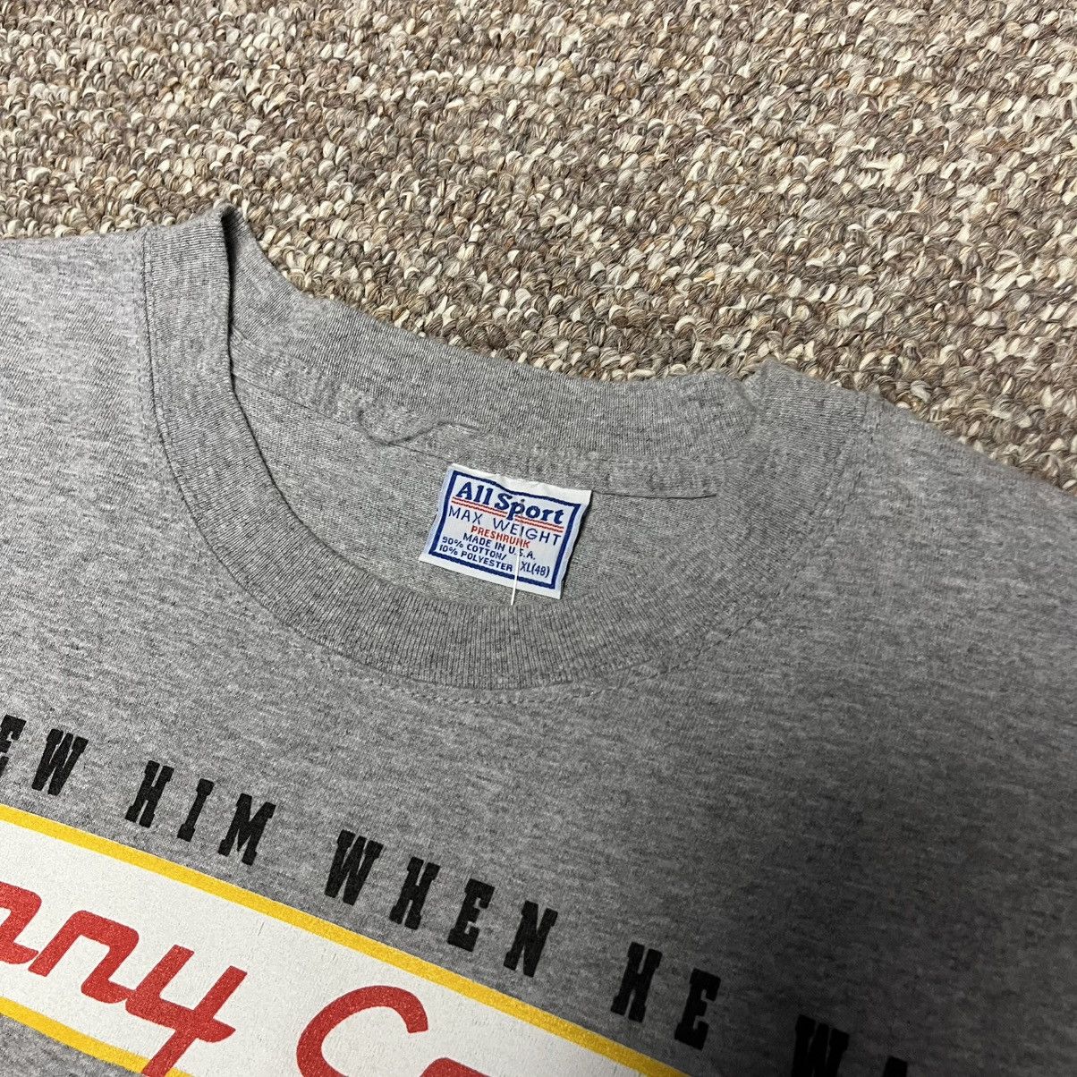 All Sport VTG John Cougar SS Mellencamp '99 Electrification Tour Tee Size US XL / EU 56 / 4 - 5 Thumbnail