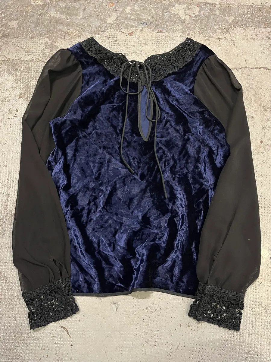 Dolce & Gabbana 2000s Dolce & Gabbana Black Transparent Arms Faux Fur Top Size M / US 6-8 / IT 42-44 - 4 Thumbnail