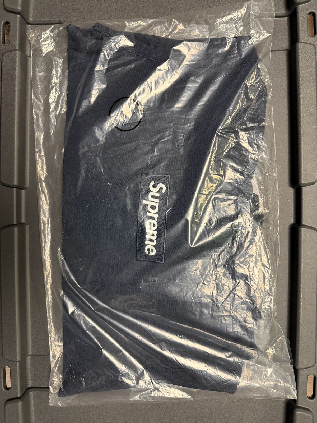 Supreme Supreme Box Logo Hoodie Sweatshirt Navy Box Logo Size Small Size US S / EU 44-46 / 1 - 1 Thumbnail