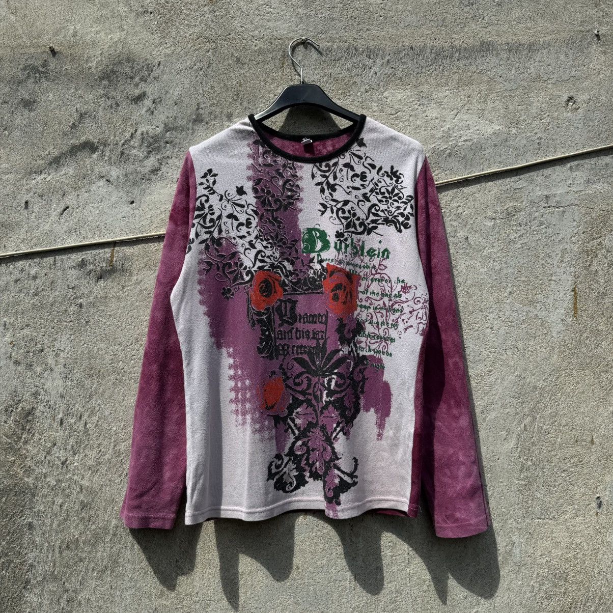 Jean Paul Gaultier Y2K Longsleeve Top Jean Paul Gaultier Style Tie-Dye AOP JPG Size L / US 10 / IT 46 - 5 Thumbnail