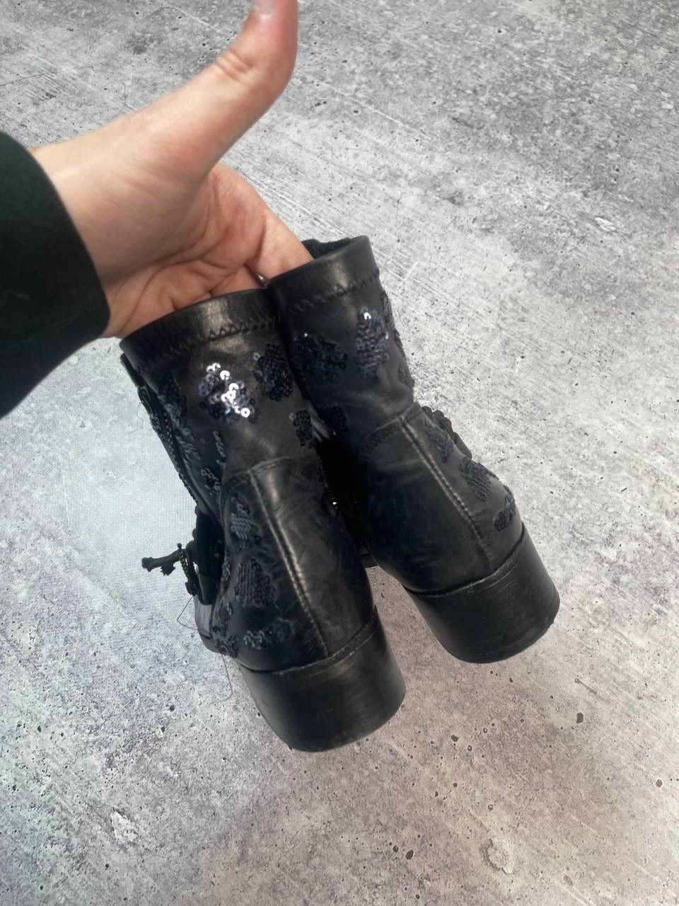 A.S.98 Vintage Airstep AS98 Style Ankle Biker Boots Y2K Size US 7 / IT 37 - 5 Thumbnail