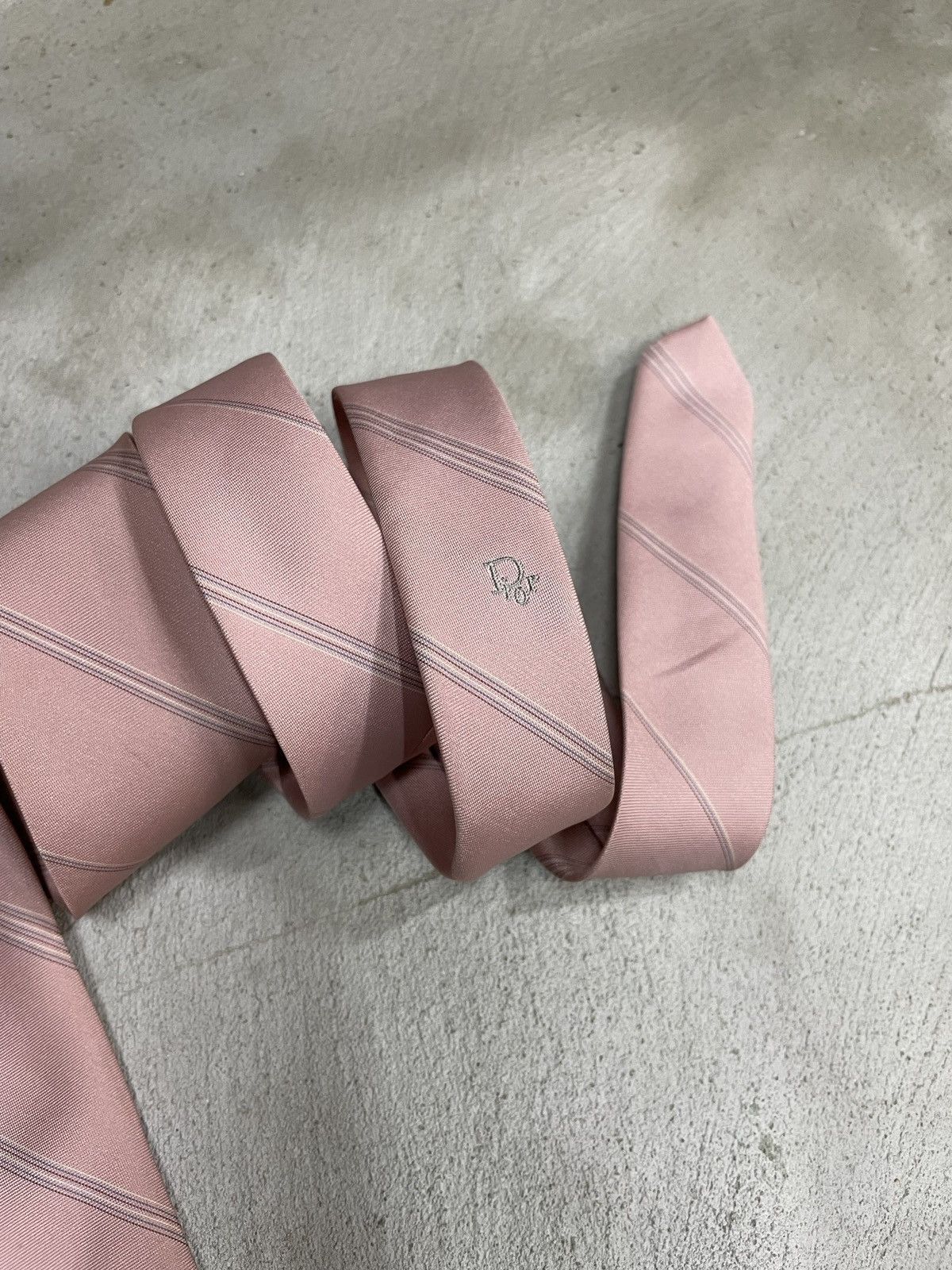 Dior Christian Dior Vintage Pink Tie Size ONE SIZE - 2 Thumbnail