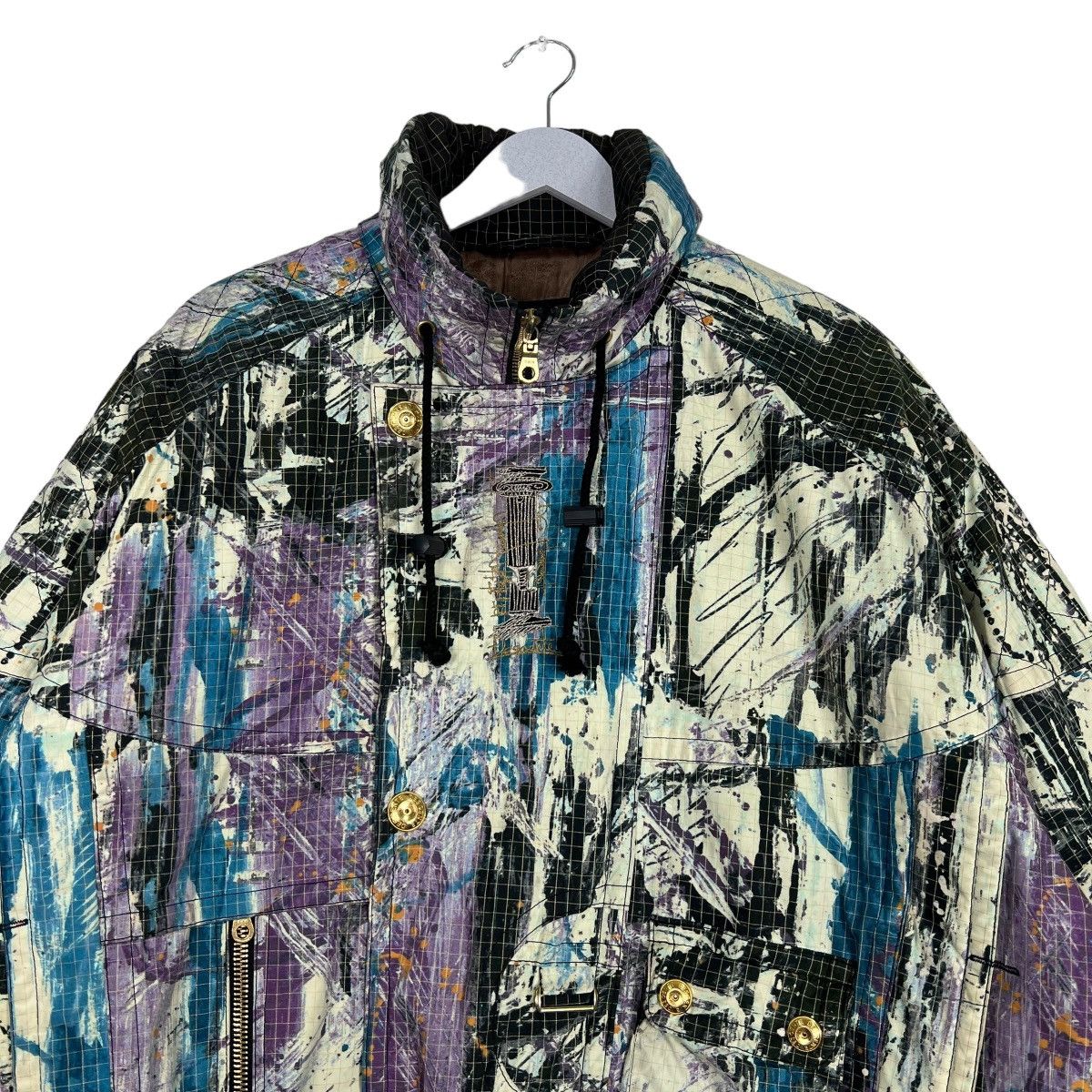 Descente 90s VINTAGE DESCENTE PAIN SPLASH ASTROS BOMBER JACKET Size US L / EU 52-54 / 3 - 4 Thumbnail