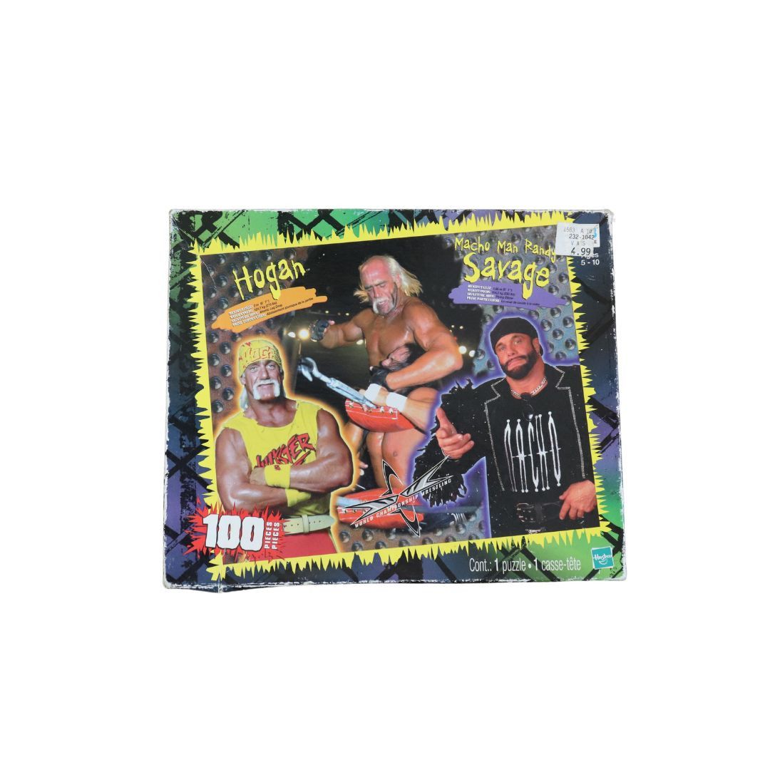 Vintage Vintage 90's WWF/WWE hulk hogan/randy savage puzzle | Grailed