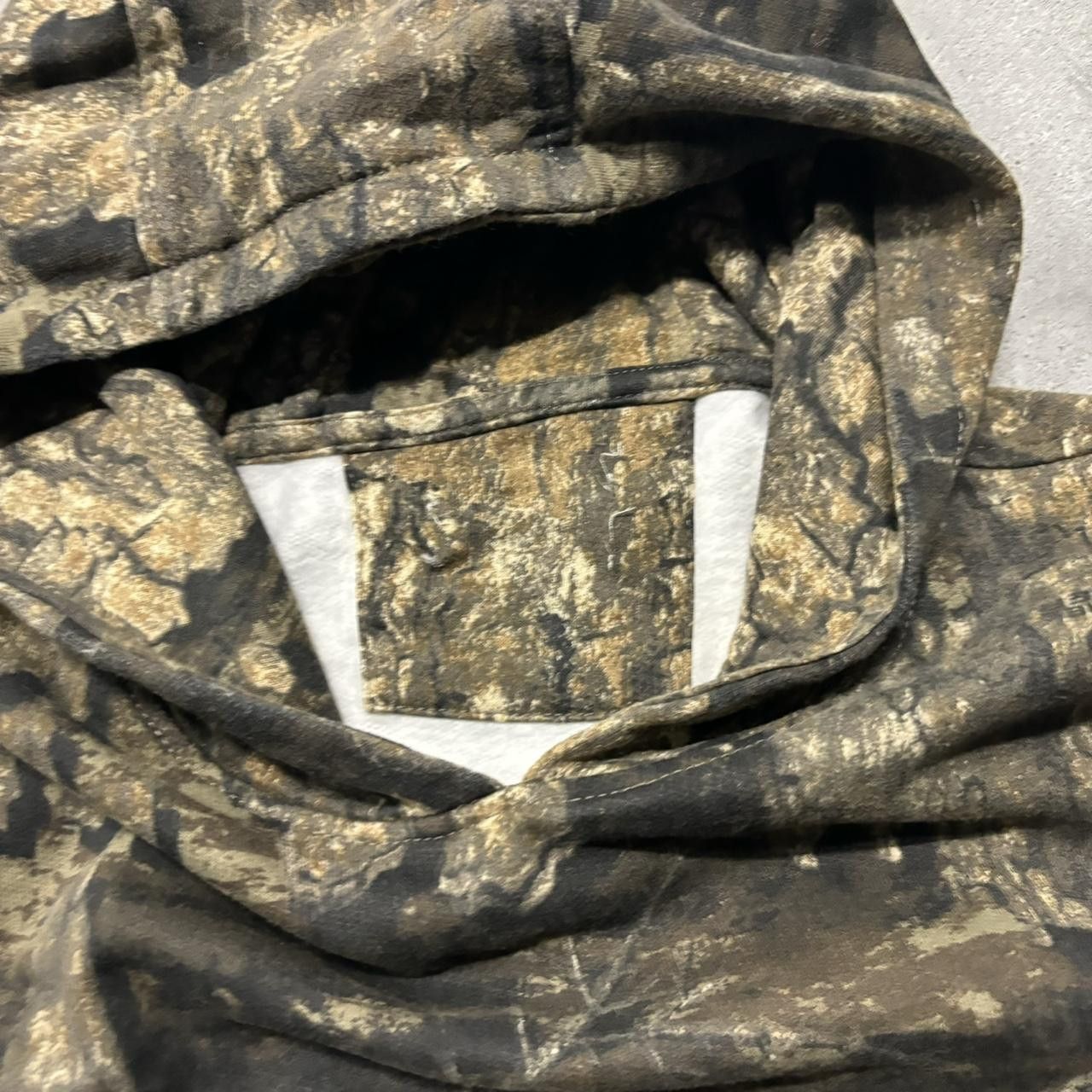 Japanese Brand × Vintage Crazy Vintage Y2K/2000s Tree Camo Wildlife Nature Skater Streetwear Hoodie! Size US S / EU 44-46 / 1 - 6 Thumbnail