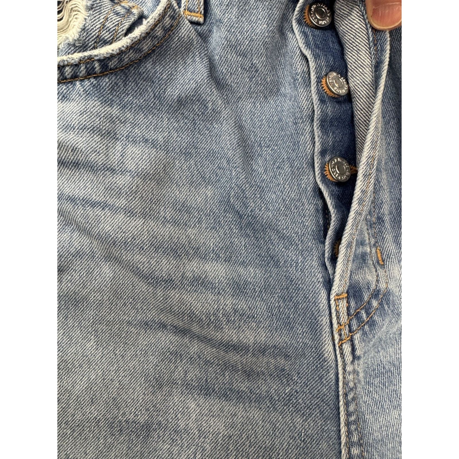 Veronica Beard Veronica Beard Blake Crop Classic Straight High Rise Jean 31 Size 31" - 8 Thumbnail