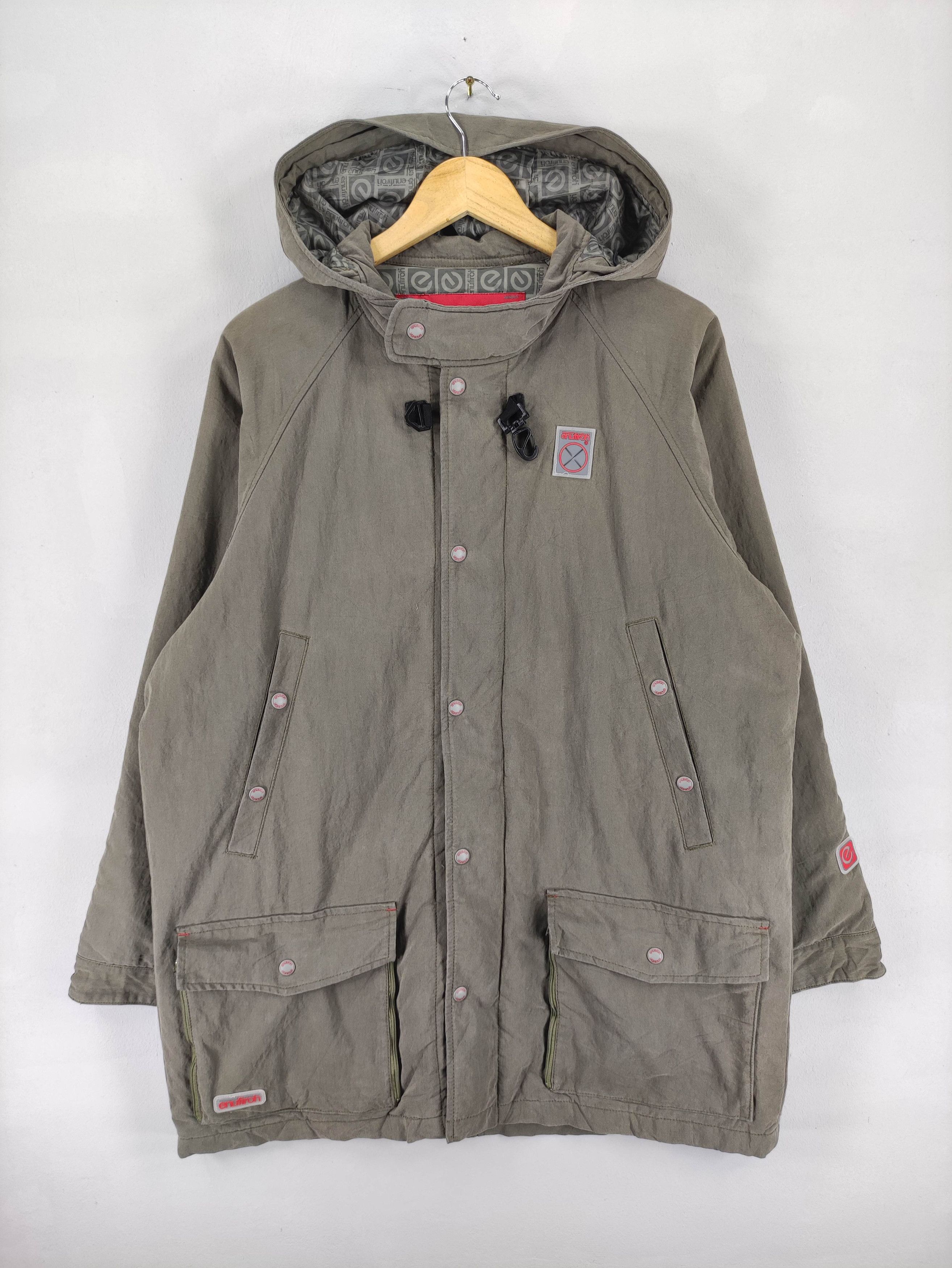 Vintage Vintage Enufiroh Ski Hoodie Jacket Zipper Size US M / EU 48-50 / 2 - 1 Thumbnail