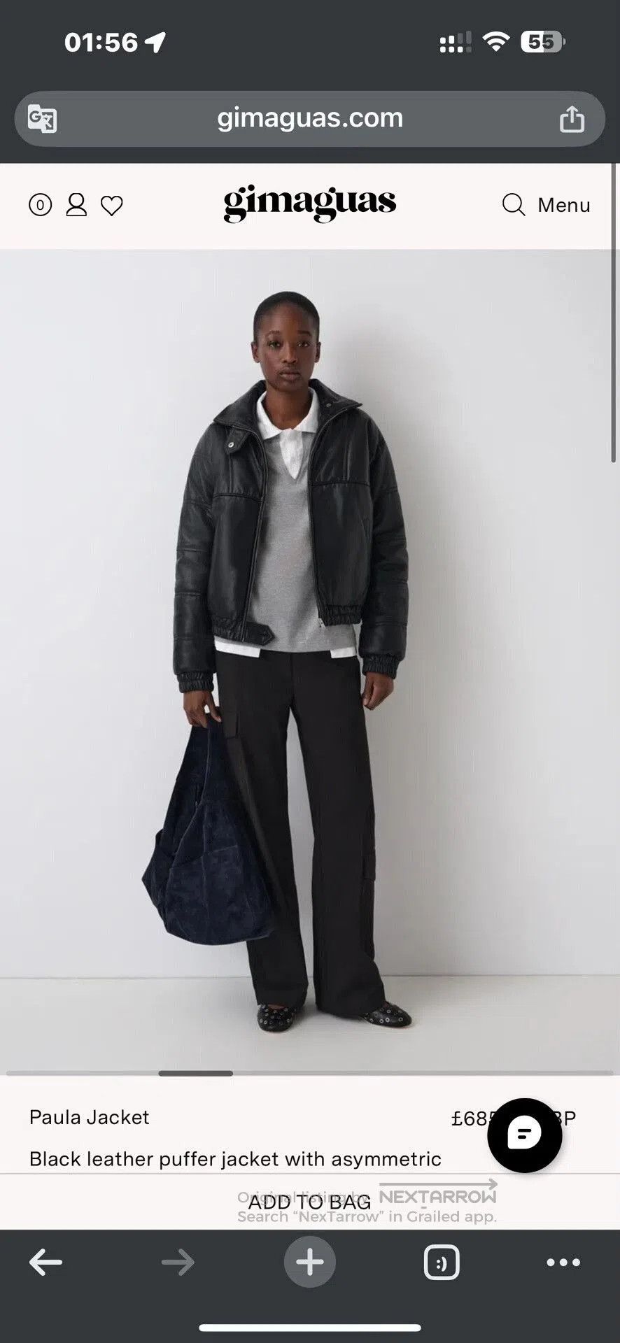 Japanese Brand Gimaguas Black Puffer Jacket. Size US S / EU 44-46 / 1 - 1 Thumbnail