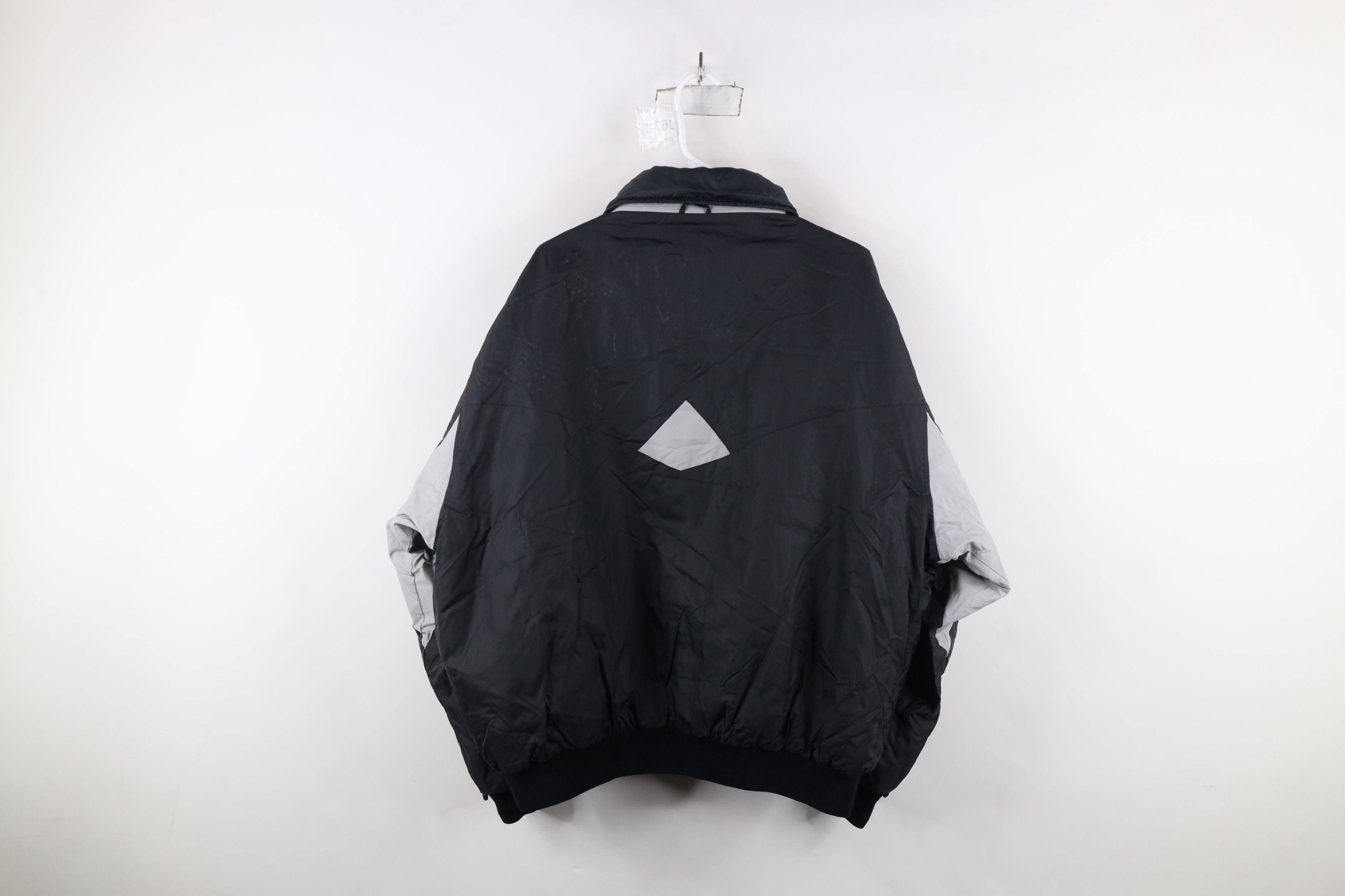 Vintage Vintage 90s LA Los Angeles Raiders Football Jacket Black NWA Size US XXL / EU 58 / 5 - 12 Thumbnail