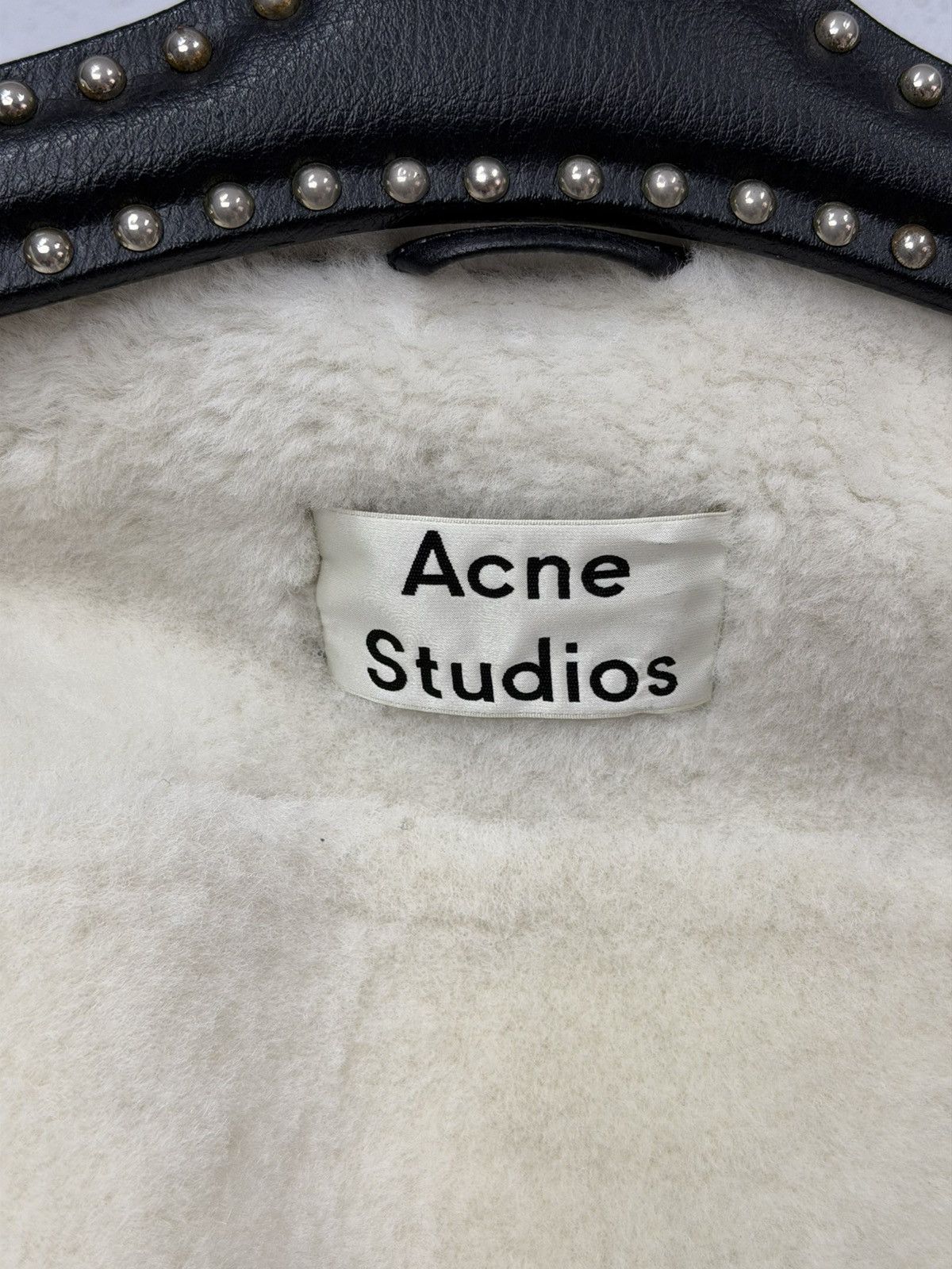 If Six Was Nine Acne Studios Shearling Lamb Leather Coat Jacket Size S / US 4 / IT 40 - 17 Thumbnail