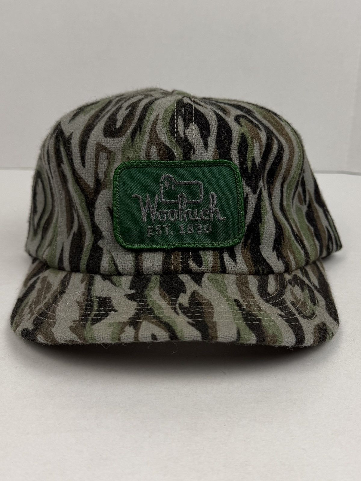 Woolrich Woolen Mills Vintage Woolrich Wool Camo SnapBack Hat K-Products Tree Bark Size ONE SIZE - 1 Thumbnail