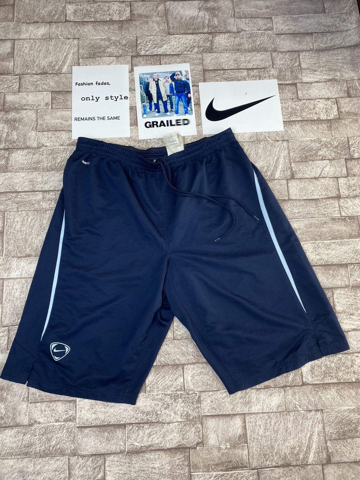 Nike × Vintage Vintage Nylon Nike Shorts Y2k style L Size US 32 / EU 48 - 1 Thumbnail