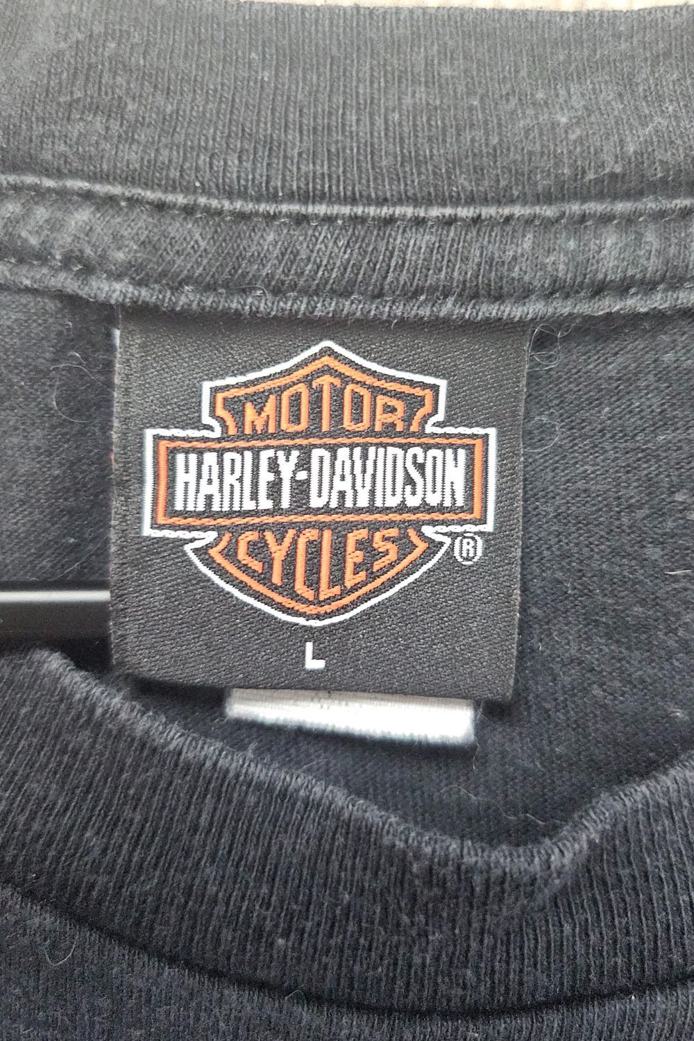 Harley Davidson Harley-Davidson Eagle Tee by Holoubek – (Made in USA, L) Size US L / EU 52-54 / 3 - 5 Thumbnail