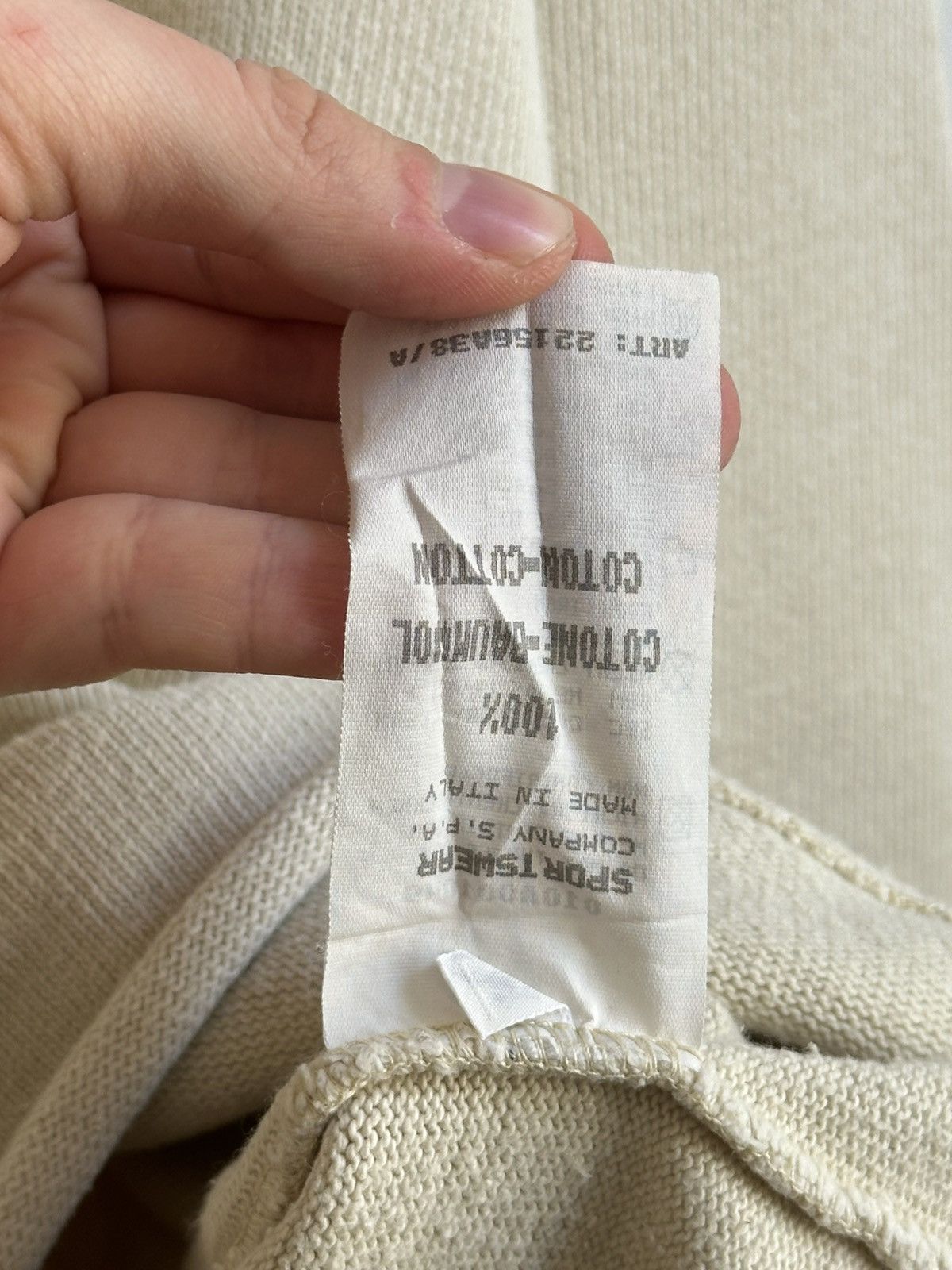 Stone Island Stone Island Vintage Center Logo Cropped Sailor Sweatshirt Size US M / EU 48-50 / 2 - 10 Thumbnail