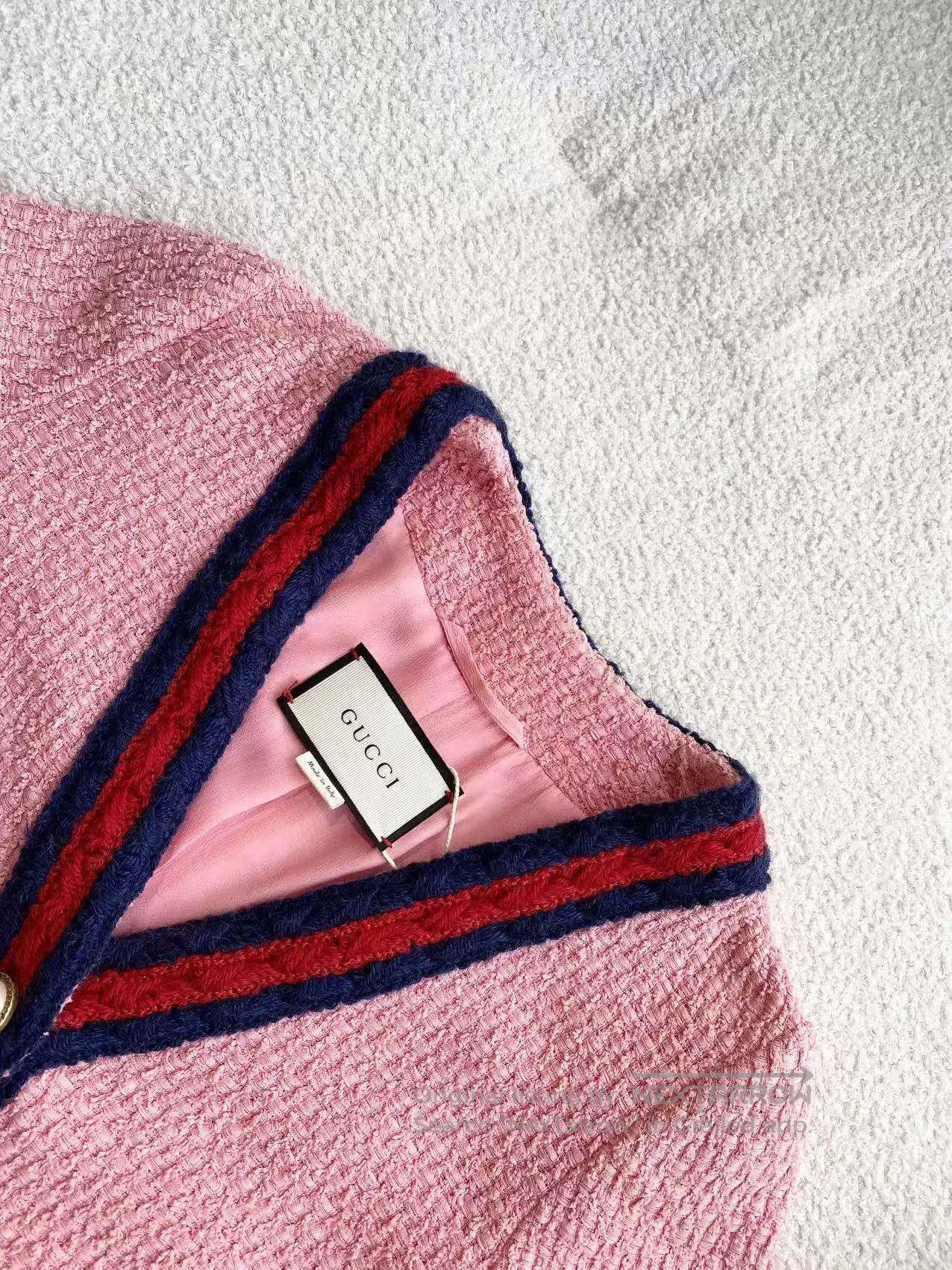 Gucci Guicci Classic pink cardigan| Size S / US 4 / IT 40 - 4 Thumbnail