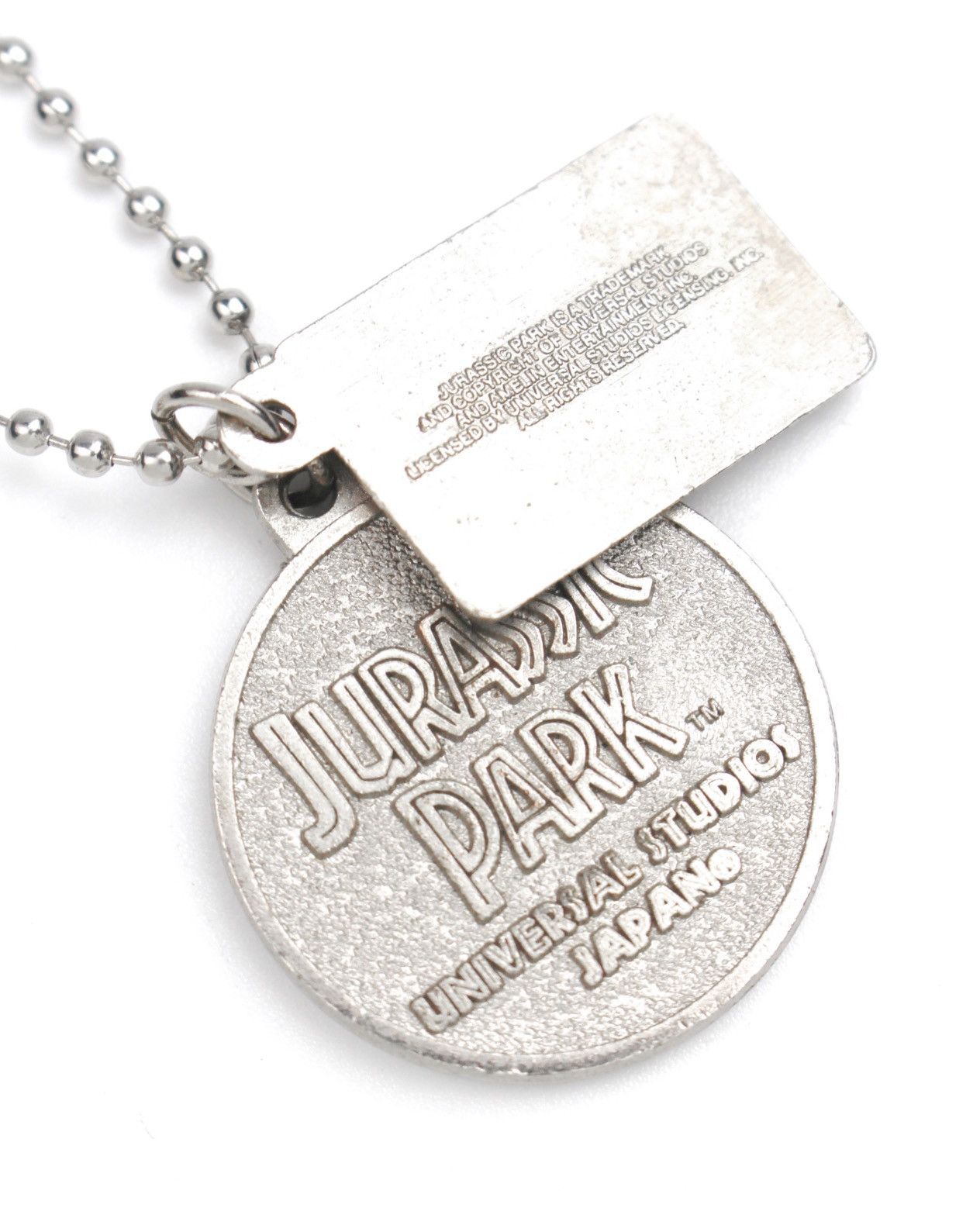 Vintage 2000S JURASSIC PARK X UNIVERSAL STUDIOS JAPAN NECKLACE Size ONE SIZE - 3 Thumbnail