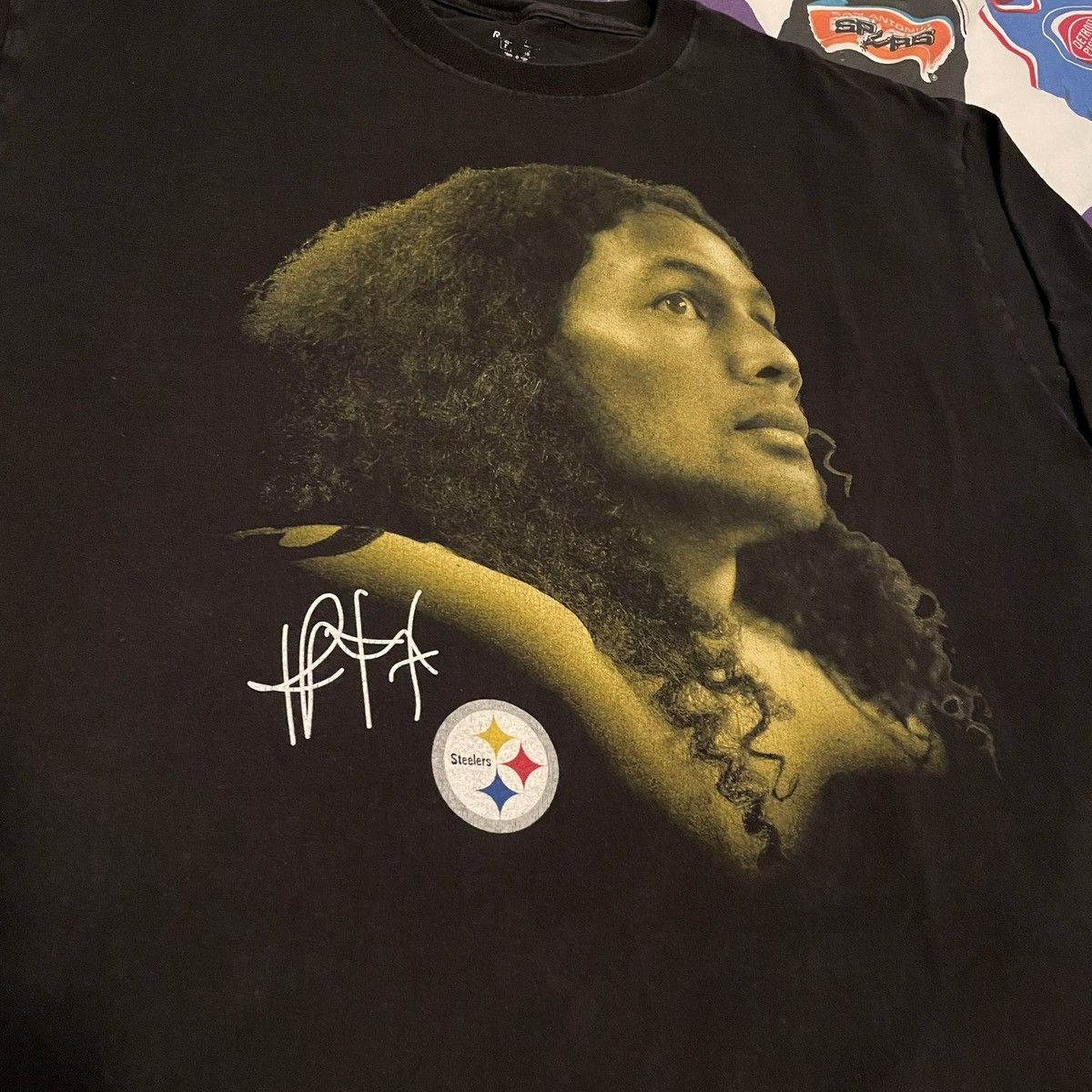 NFL × Reebok × Vintage Vintage NFL Troy Polamalu Pittsburgh Steelers Football Tee Size US XL / EU 56 / 4 - 3 Thumbnail