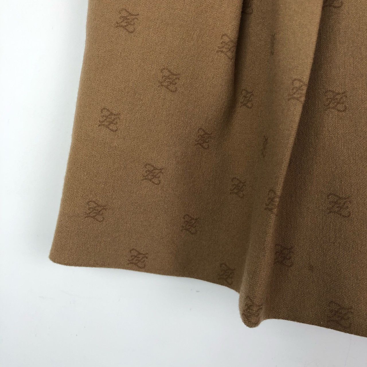 Fendi Fendi Letter Print Pleated Brown Culottes Size 26" / US 2 / IT 38 - 4 Thumbnail