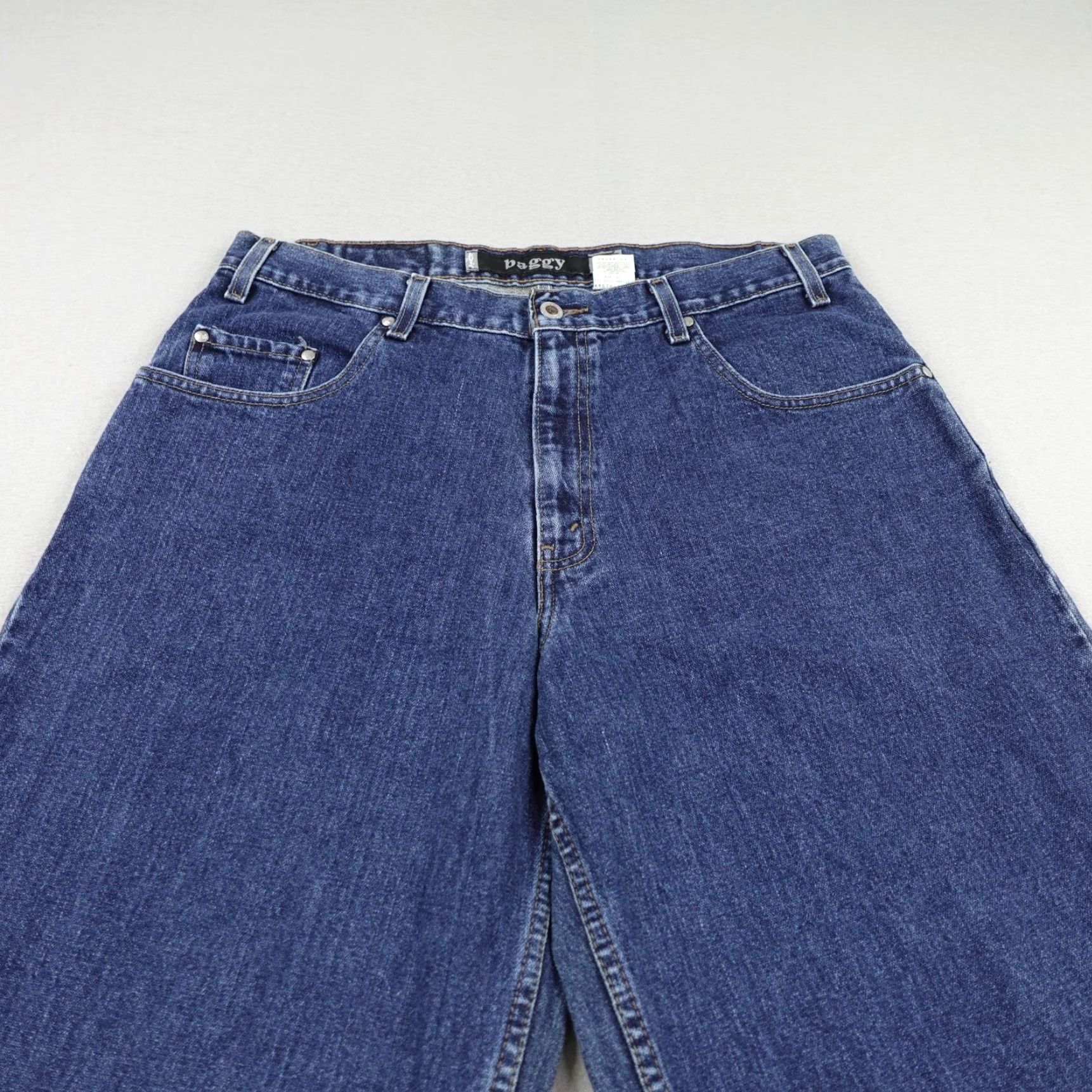 Levi's VINTAGE Levi's Jeans Men Wide-Leg 36x32 Dark Blue Denim SilverTab Baggy Y2K Grunge - 1990s Mens Jeans Size US 36 / EU 52 - 2 Thumbnail