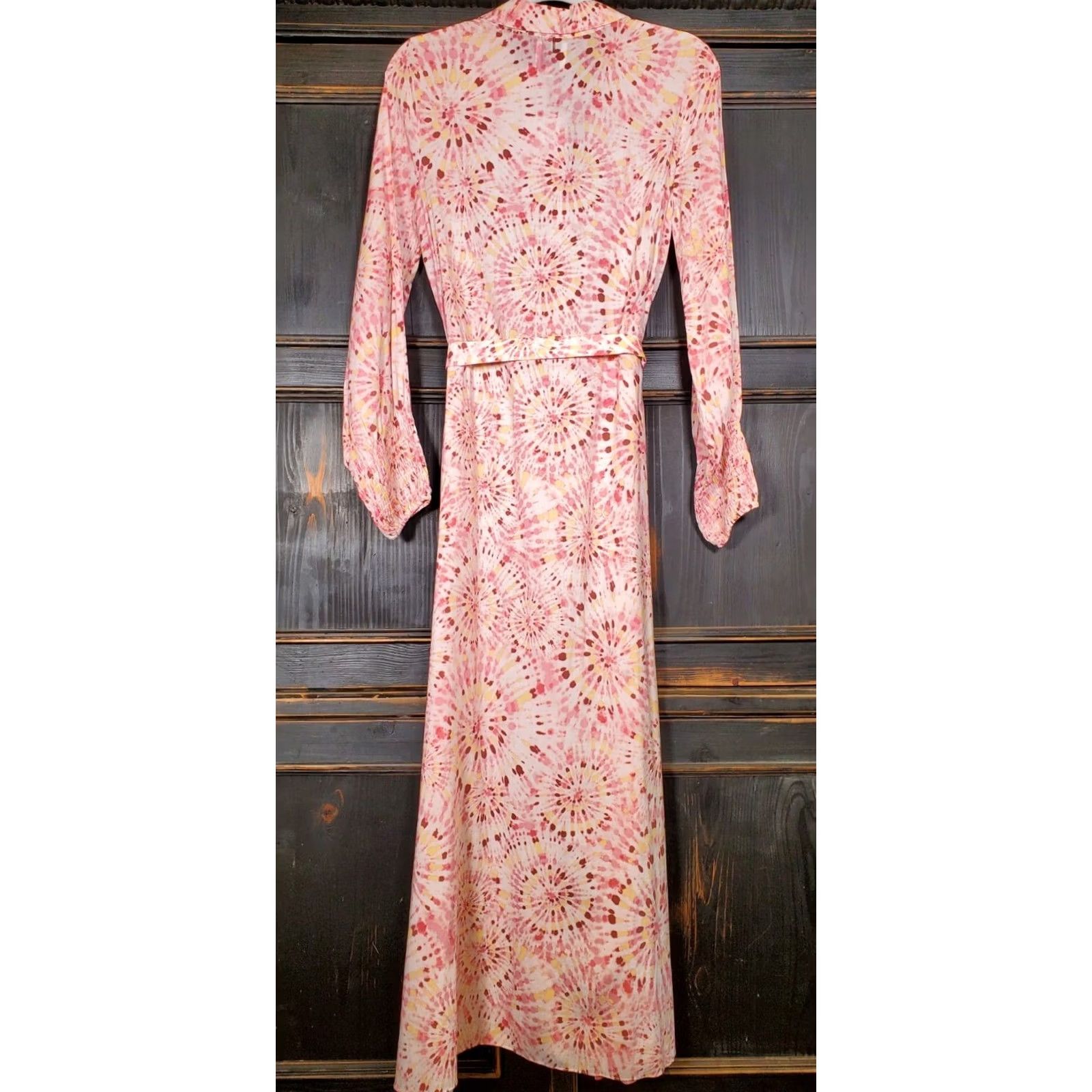 MISA Los Angeles MISA Los Angeles Bettina Belted Floral Shirtdress Rose Lemonade Women's S Button Closure, Long Sleeve, Lightweight, Pockets, Cotton Blend, NWT Size S / US 4 / IT 40 - 6 Thumbnail