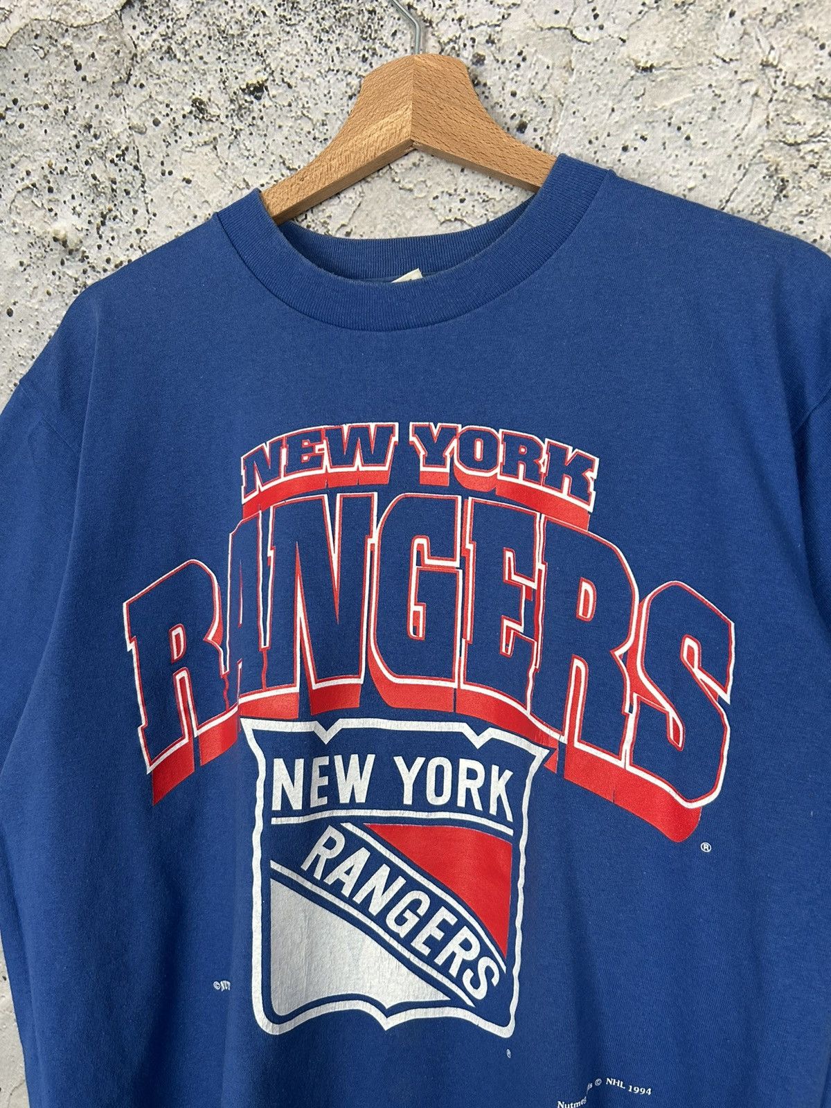 Other Vintage 1994 New York Rangers Nutmeg 90s NHL Sport Tee Size US L / EU 52-54 / 3 - 3 Thumbnail
