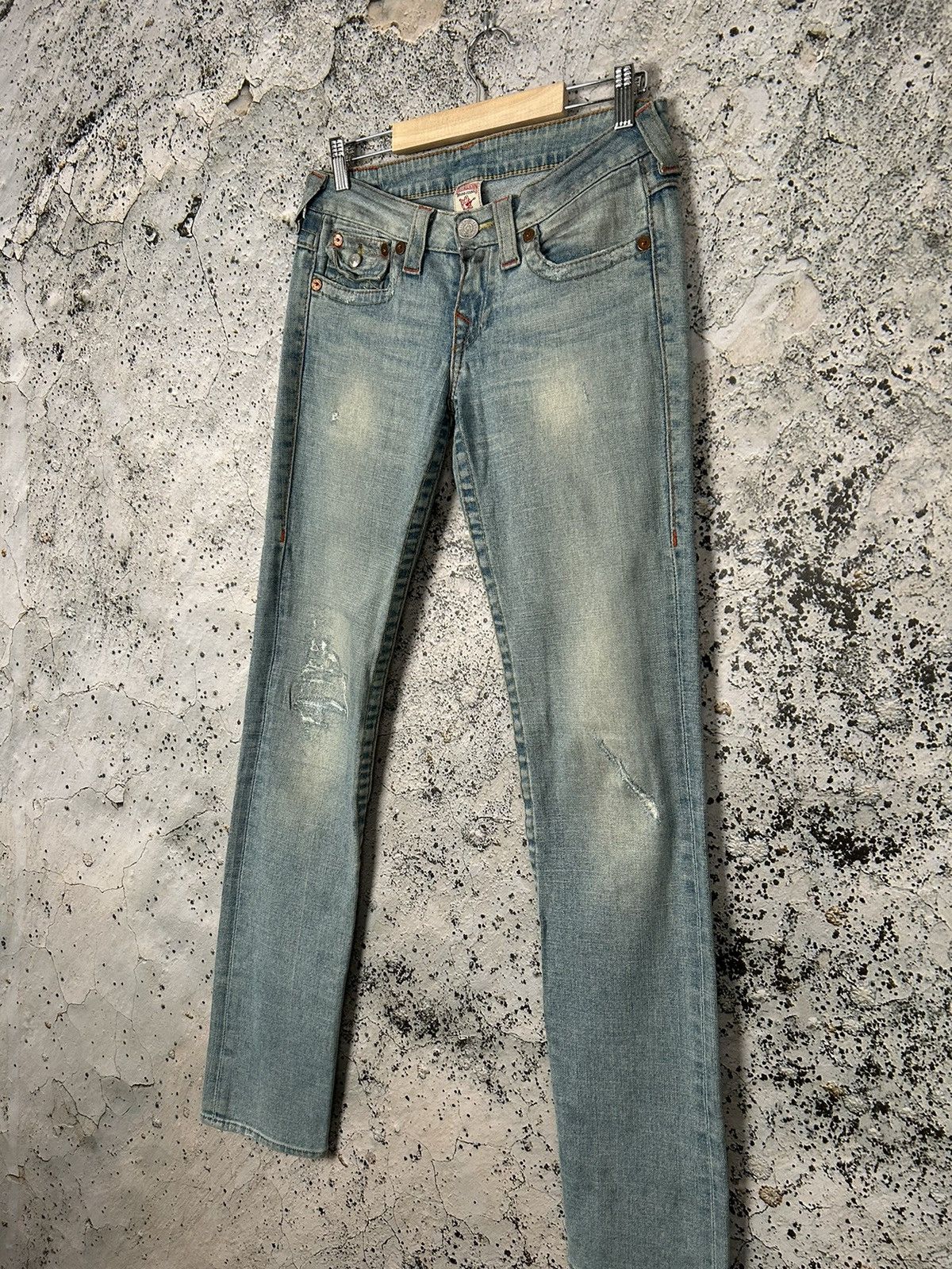 True Religion Vintage True Religion Made In USA Jeans Denim Y2K Punk Hype Size US 28 / EU 44 - 3 Thumbnail