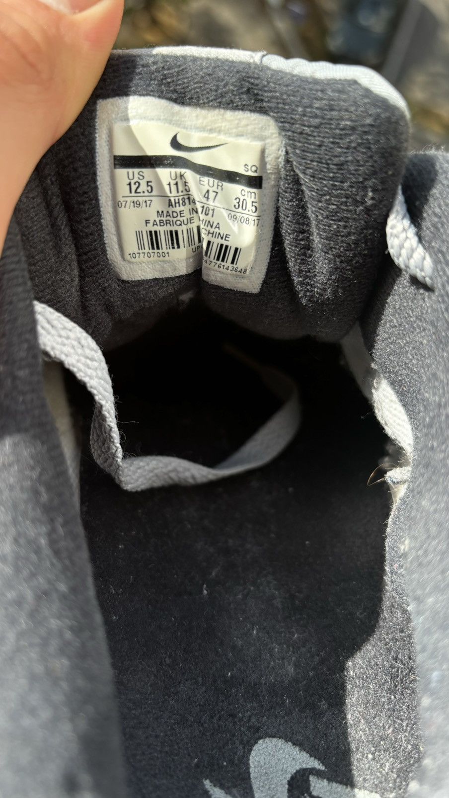 Nike Nike Air Max 1 Grey Wolf Grey Size US 12 / EU 45 - 5 Thumbnail