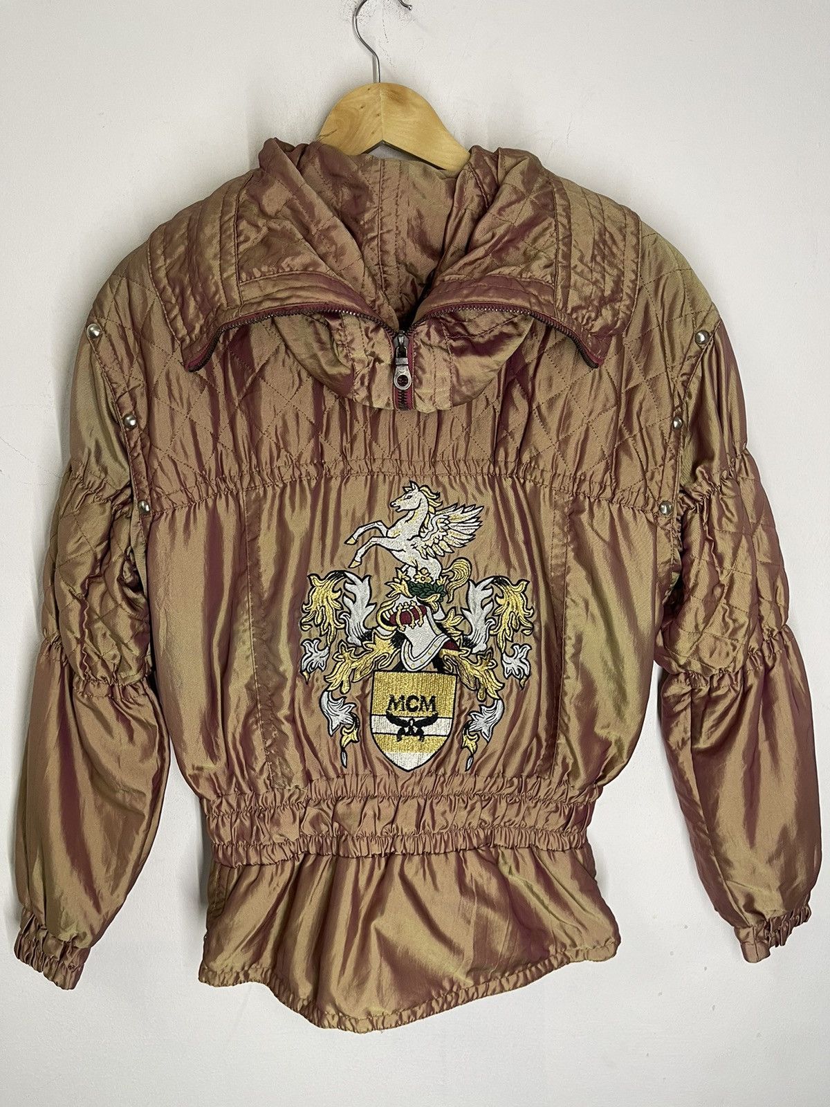 MCM VINTAGE BIGGEST LOGO MCM LEGERE HOODIES JACKET Size US M / EU 48-50 / 2 - 6 Thumbnail
