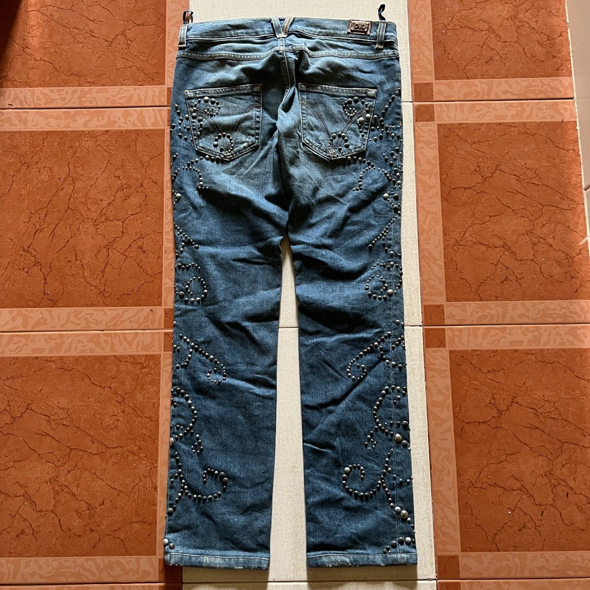 Other D&G Low Waist Studded Stretch Jeans Size 26" / US 2 / IT 38 - 17 Thumbnail