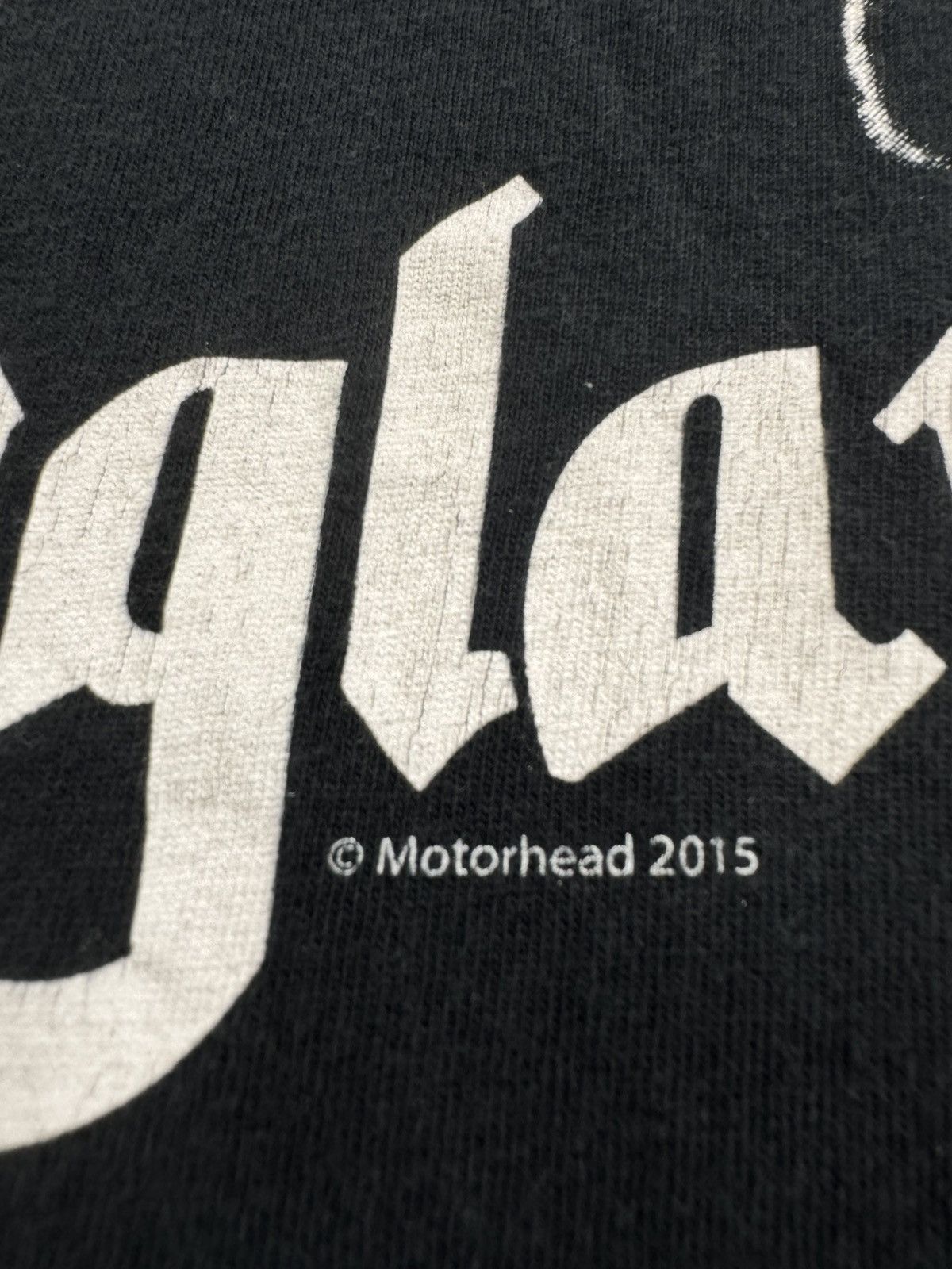 Band Tees Motorhead Of England 2015 Metal Rock Tour Faded Merch Devil Band T Shirt Jersey Size US L / EU 52-54 / 3 - 9 Thumbnail