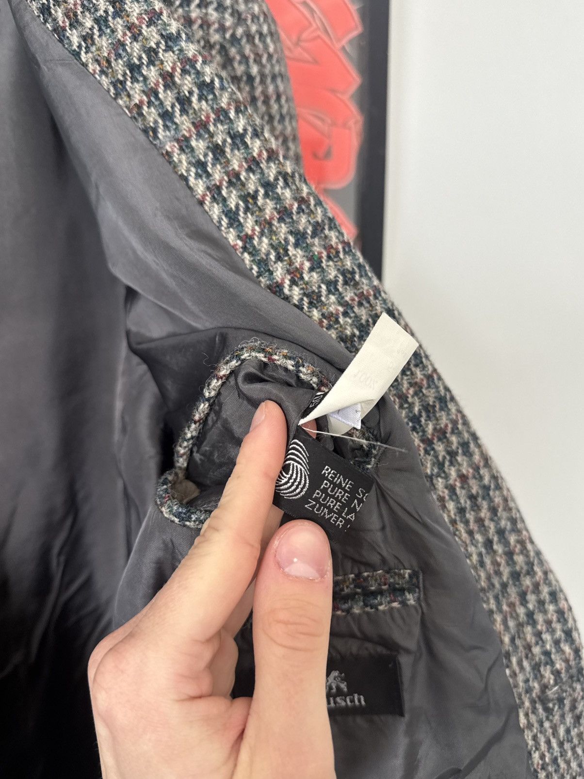 Harris Tweed Blazer 90s HARRIS TWEED JACKET MERCER RRL old money Size 50S - 15 Thumbnail