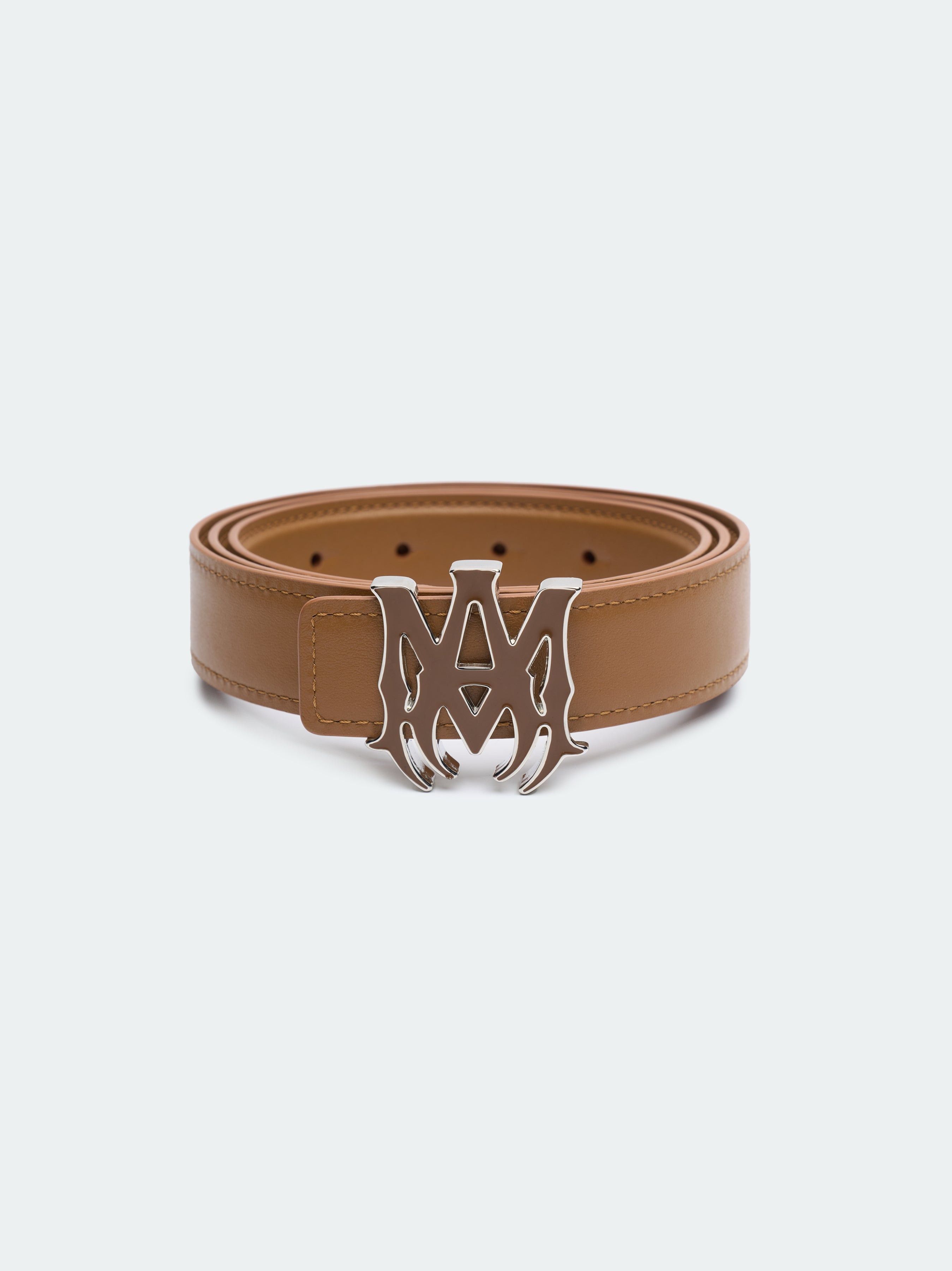 Amiri o1s1wg110425 Size: 95 / MA Belt in Brown Size 38 - 1 Thumbnail