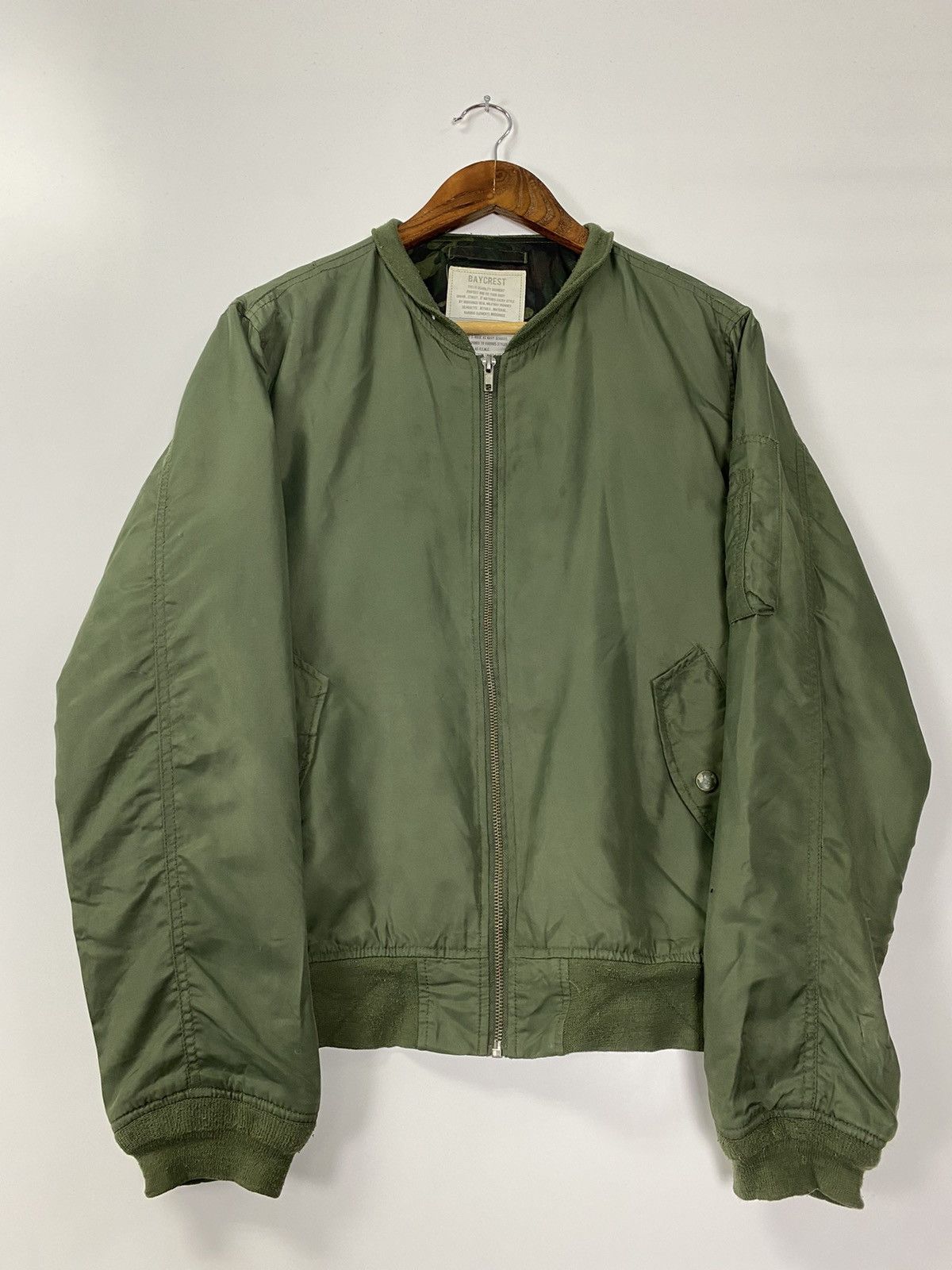 Vintage Vintage Bomber Jacket Distressed Size US M / EU 48-50 / 2 - 10 Thumbnail